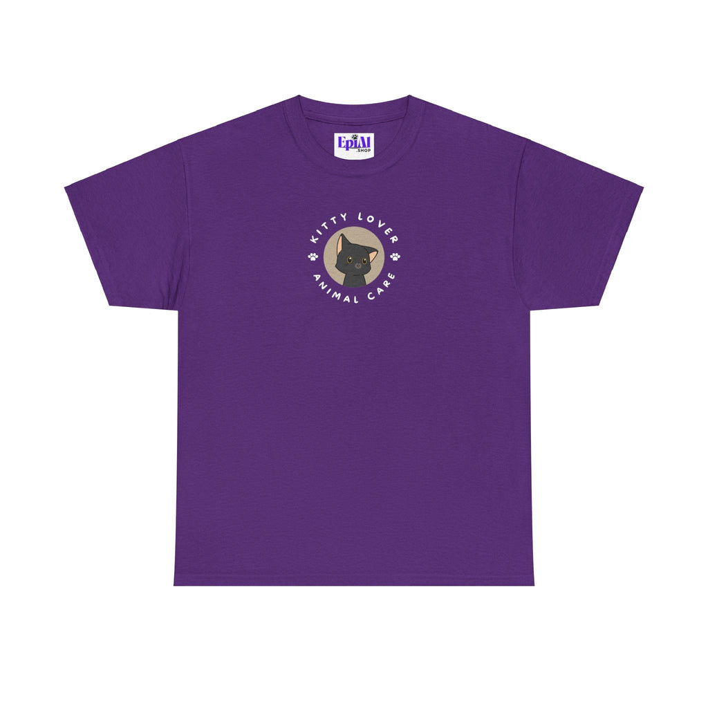 Kitty Lover Pet Care Unisex Heavy Cotton Tee - T - Shirt - Epileptic Al’s Shop