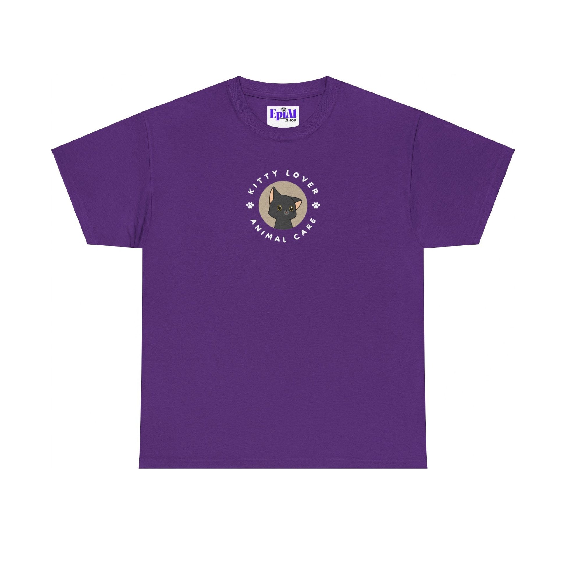 Kitty Lover Pet Care Unisex Heavy Cotton Tee - T - Shirt - Epileptic Al’s Shop