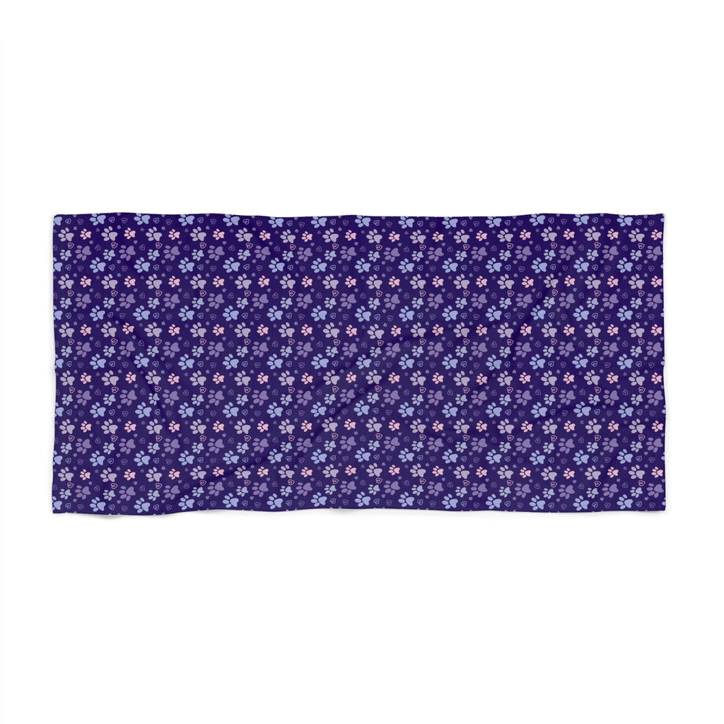 Kitty Tracks Beach Towel - Home Decor - Epileptic Al’s Shop