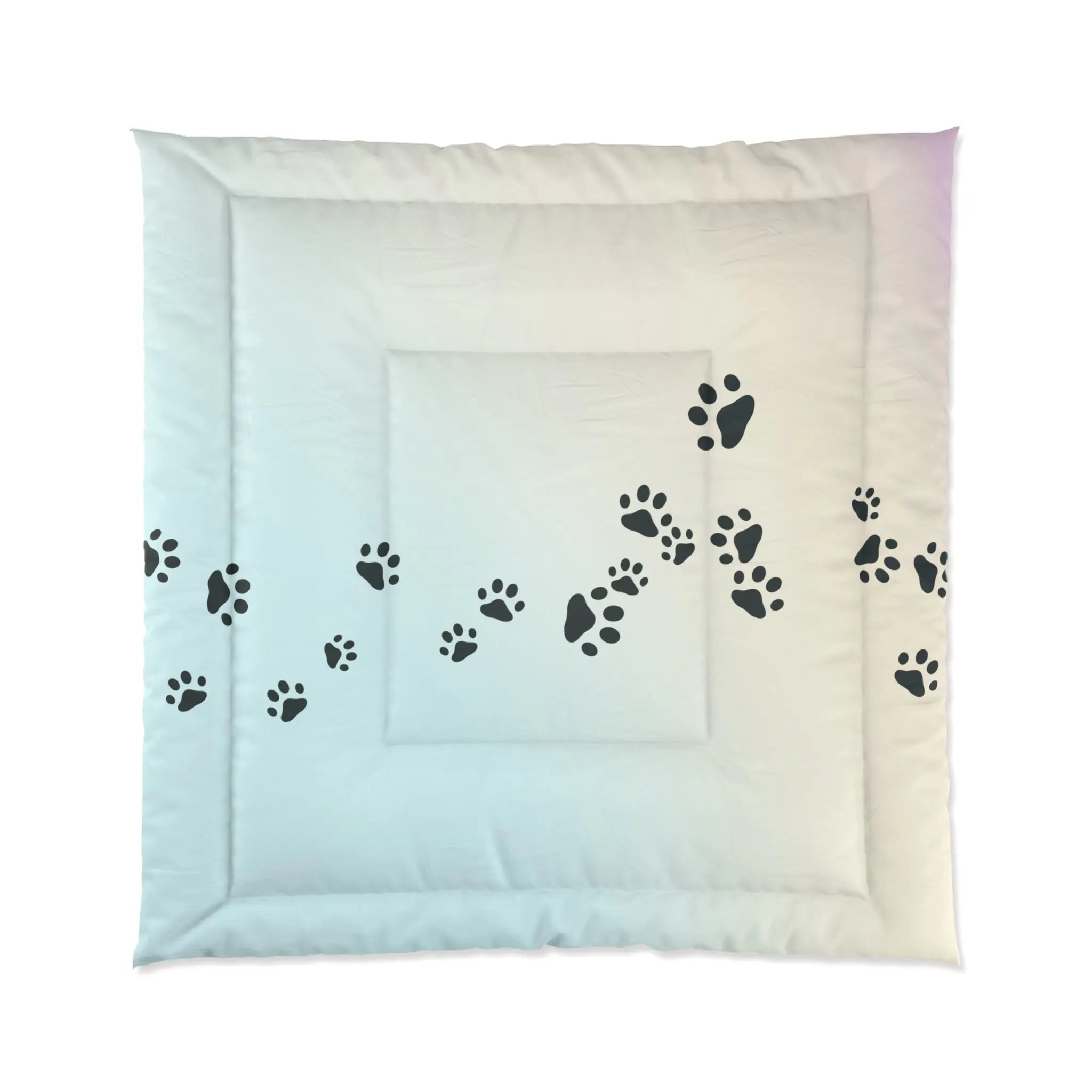 Kitty Tracks Comforter - Cozy Pet Lover Bedding - Decor, Blankets & Comforters - EpiAl's Shop