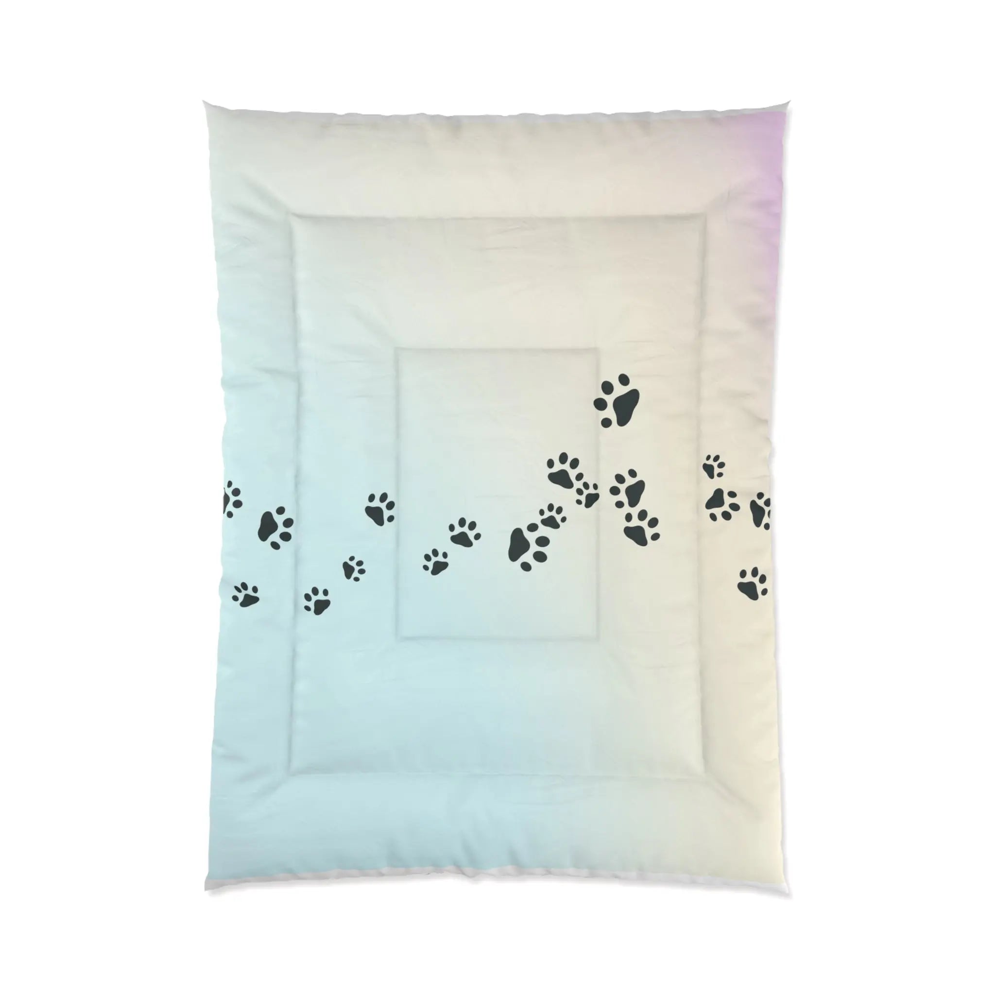 Kitty Tracks Comforter - Cozy Pet Lover Bedding - Decor, Blankets & Comforters - EpiAl's Shop