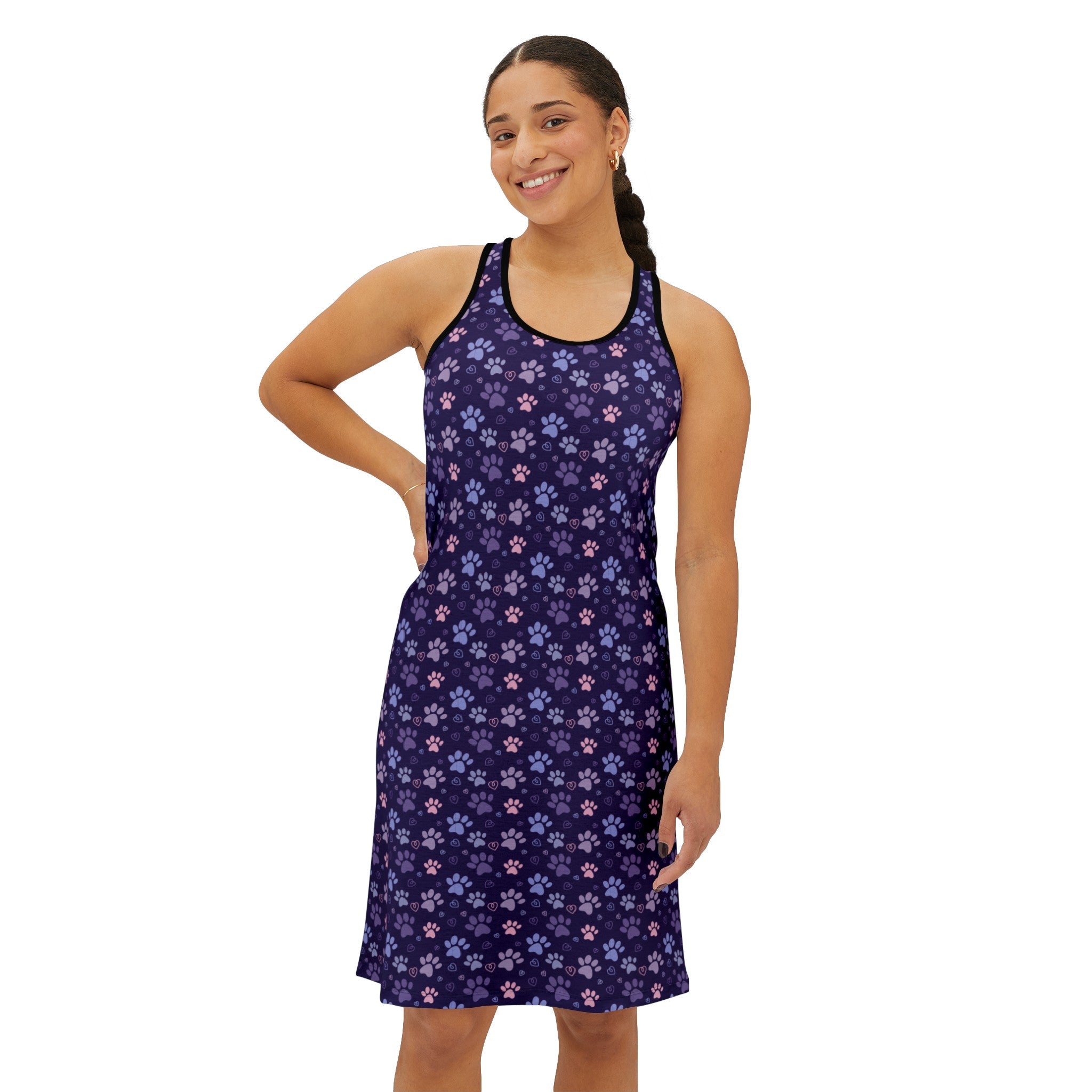 Kitty Tracks Women's Racerback Dress - EpiAl's Shop
