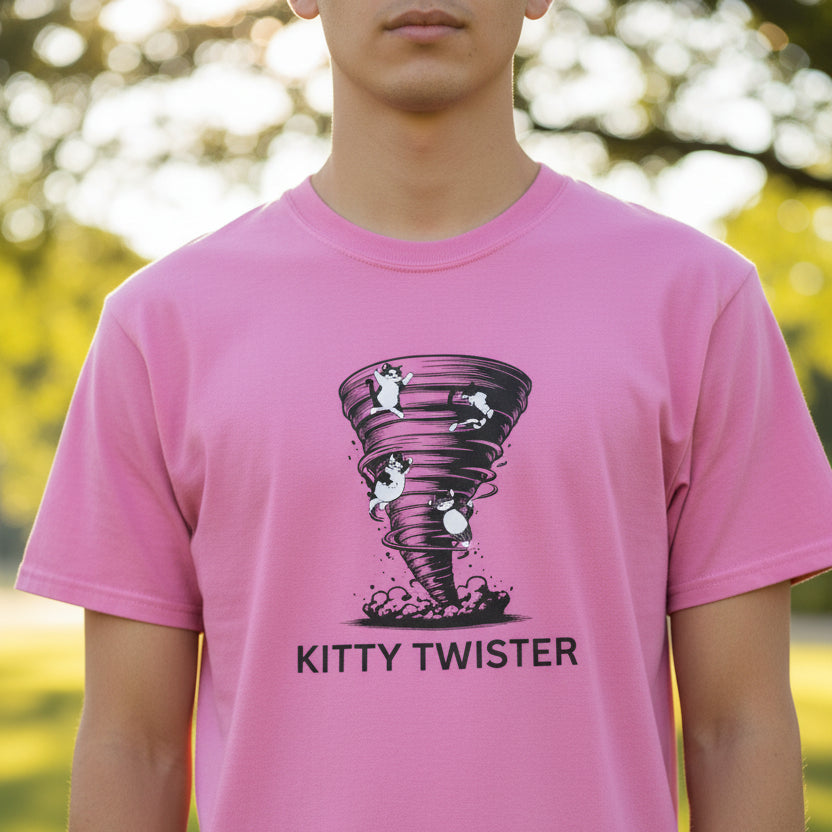 Kitty Twister Unisex Ultra Cotton Tee - T - Shirt - Epileptic Al’s Shop