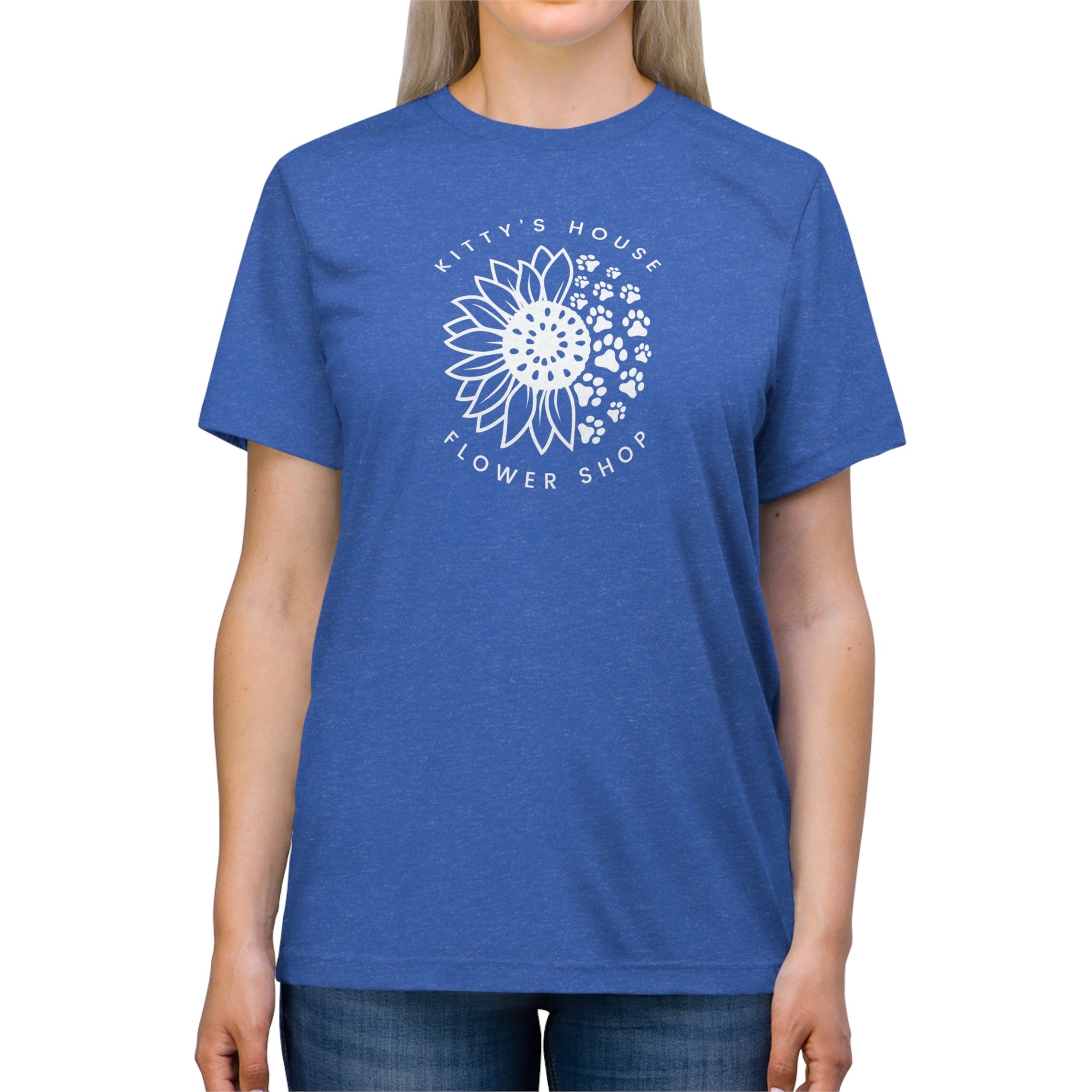 Kitty’s House Flower Shop Unisex Triblend Tee - T-Shirt - EpiAl's Shop