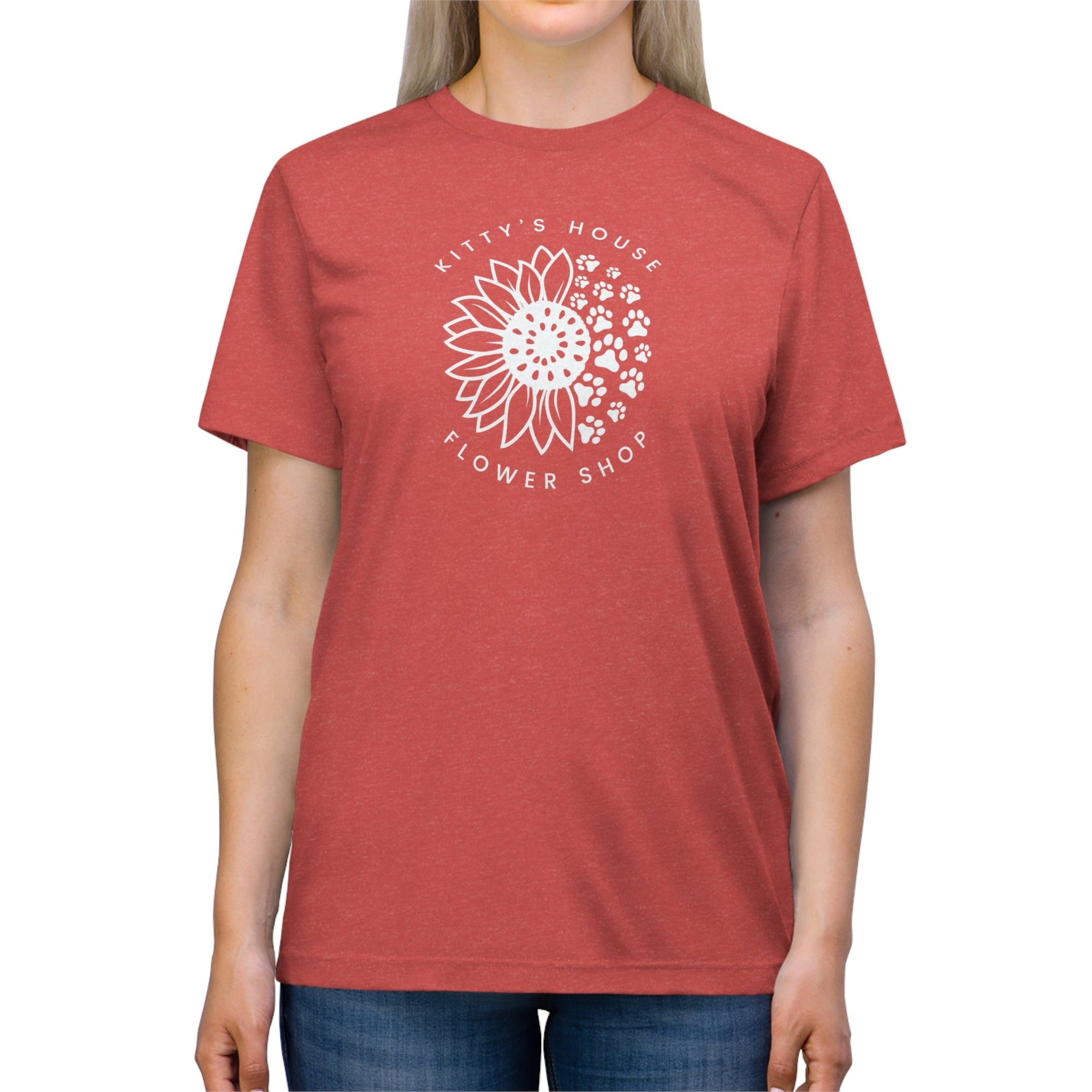Kitty’s House Flower Shop Unisex Triblend Tee - T-Shirt - EpiAl's Shop