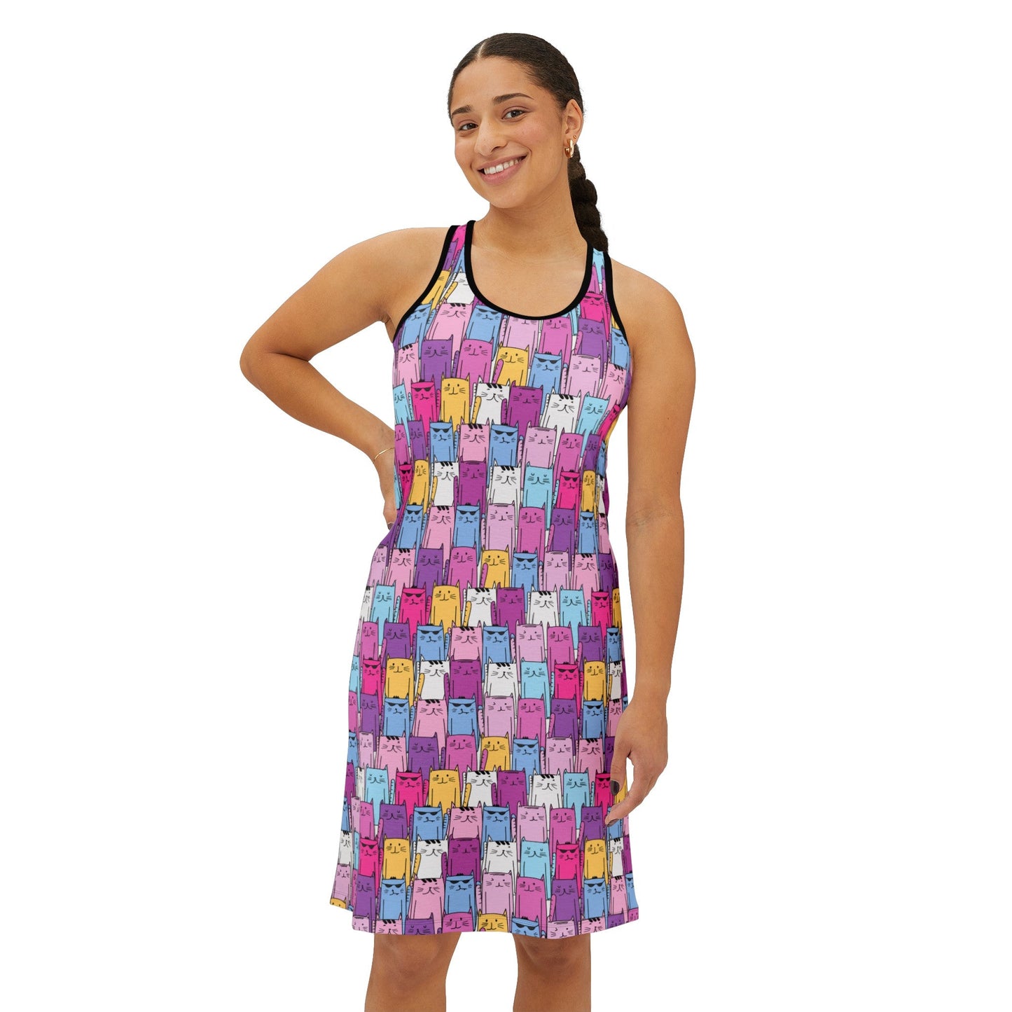 Kool Kats Women's Racerback Dress - Tank Top - Epileptic Al’s Shop