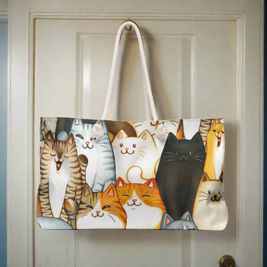 Krowded Kat Weekender Bag - Bags - Epileptic Al’s Shop
