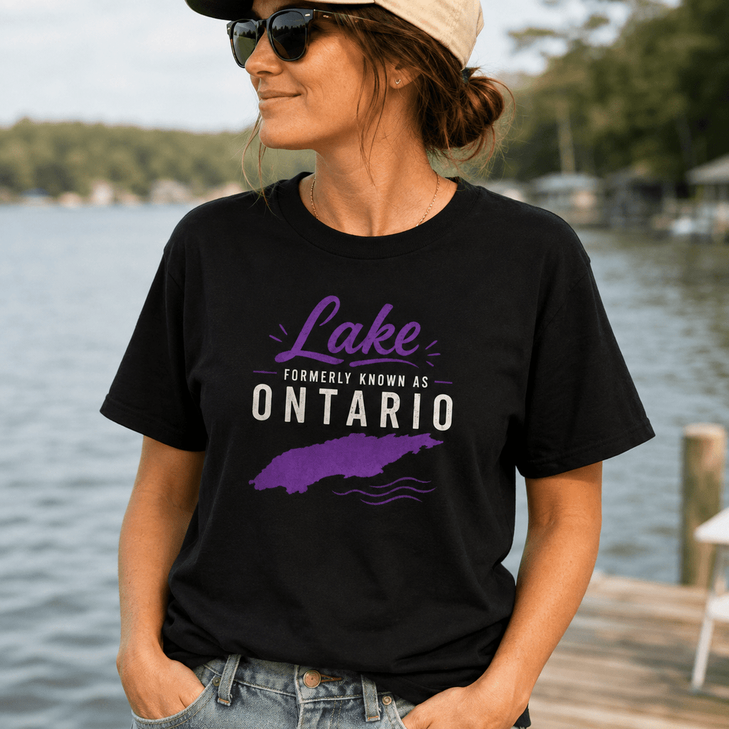 Lake Formerly Known as Ontario Garment-Dyed T-Shirt - Clothing, Unisex, T-Shirts - EpiAl's Shop