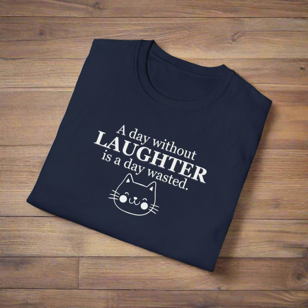 Laughter Unisex Softstyle T - Shirt - T - Shirt - Epileptic Al’s Shop