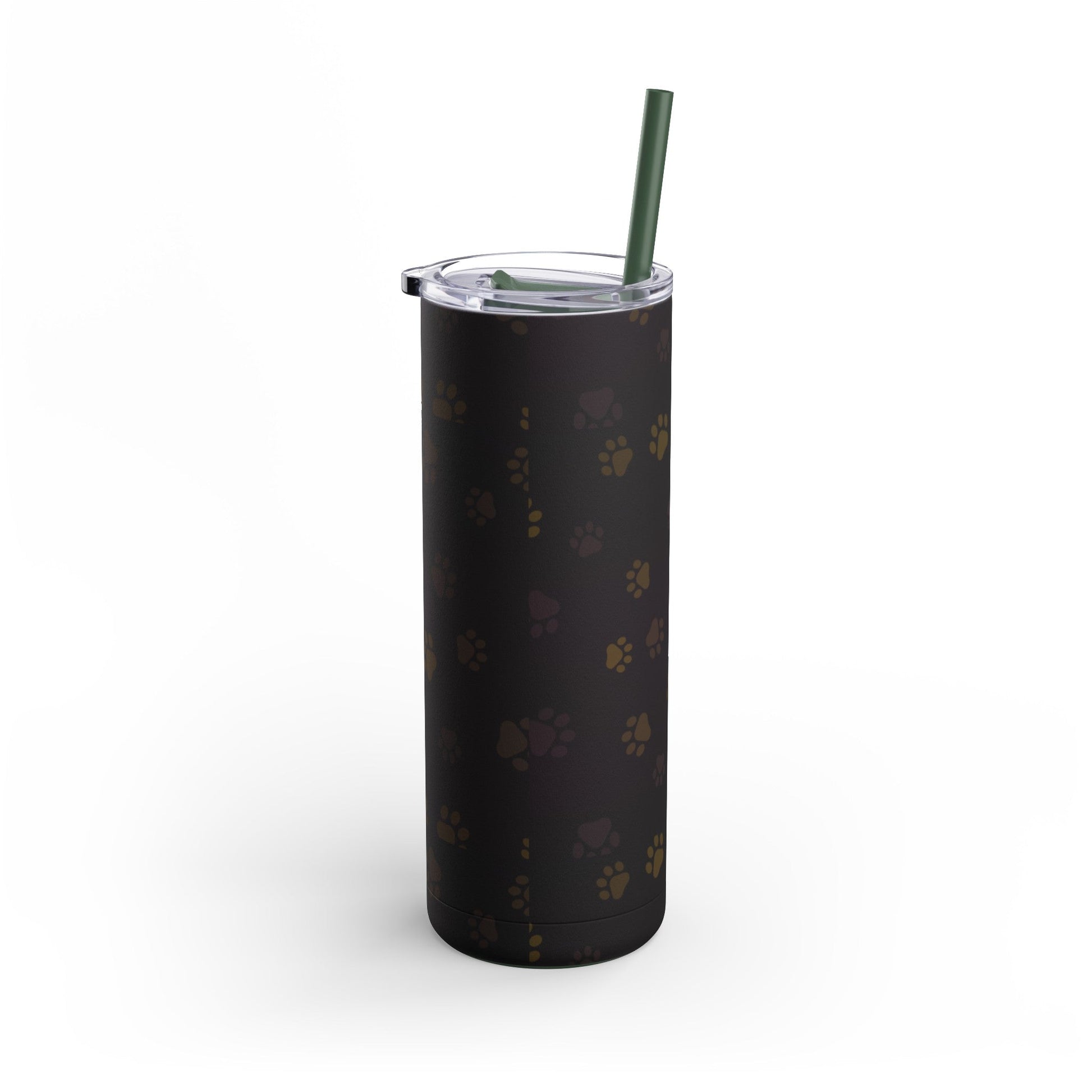 Leather Paws Skinny Matte Tumbler, 20oz - Mug - Epileptic Al’s Shop