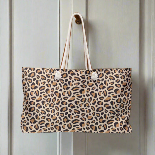 Leopard Print Weekender Bag - Bags - Epileptic Al’s Shop