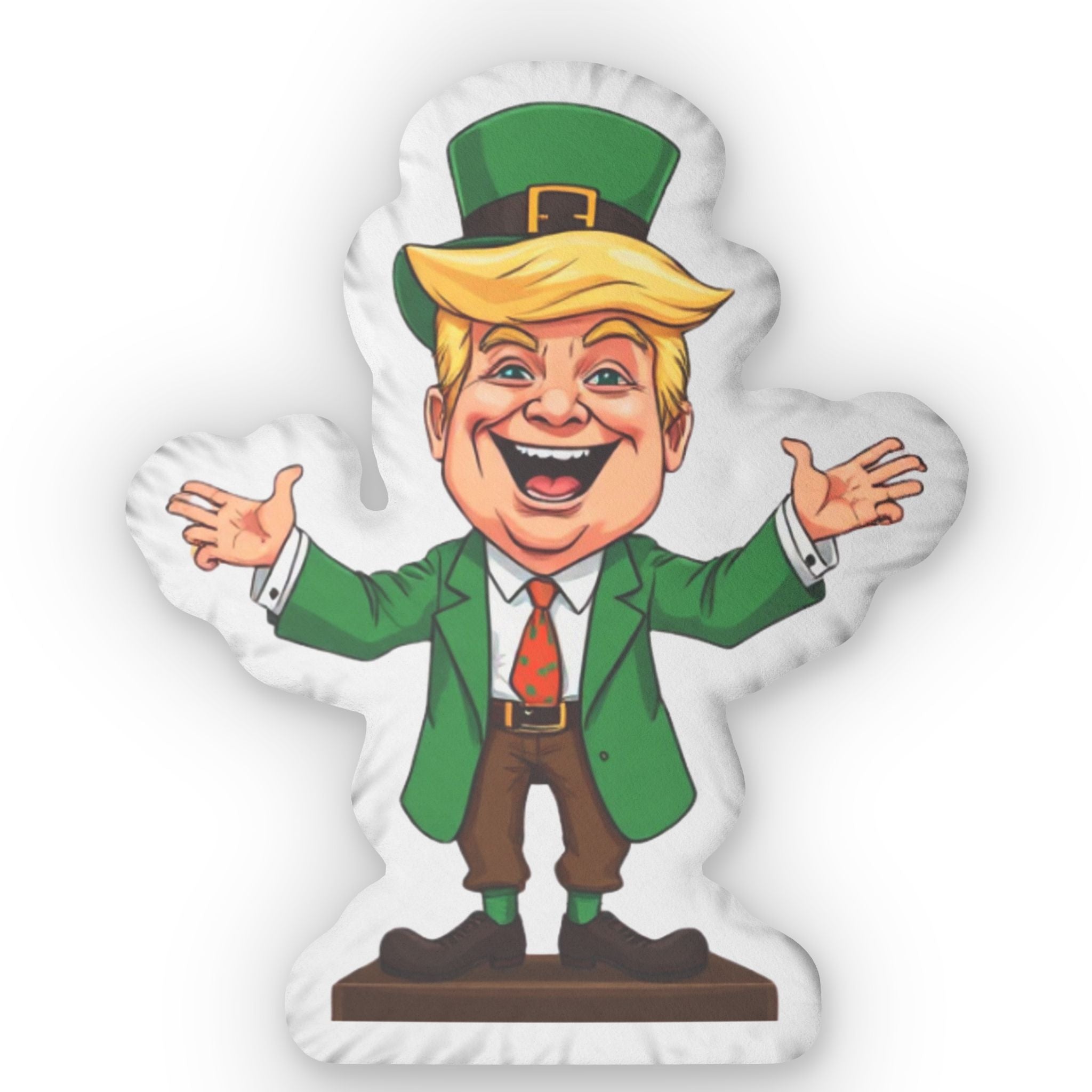 Leprechaun Trump Shaped Pillow - Decor, Home, Pillows - EpiAl's Shop