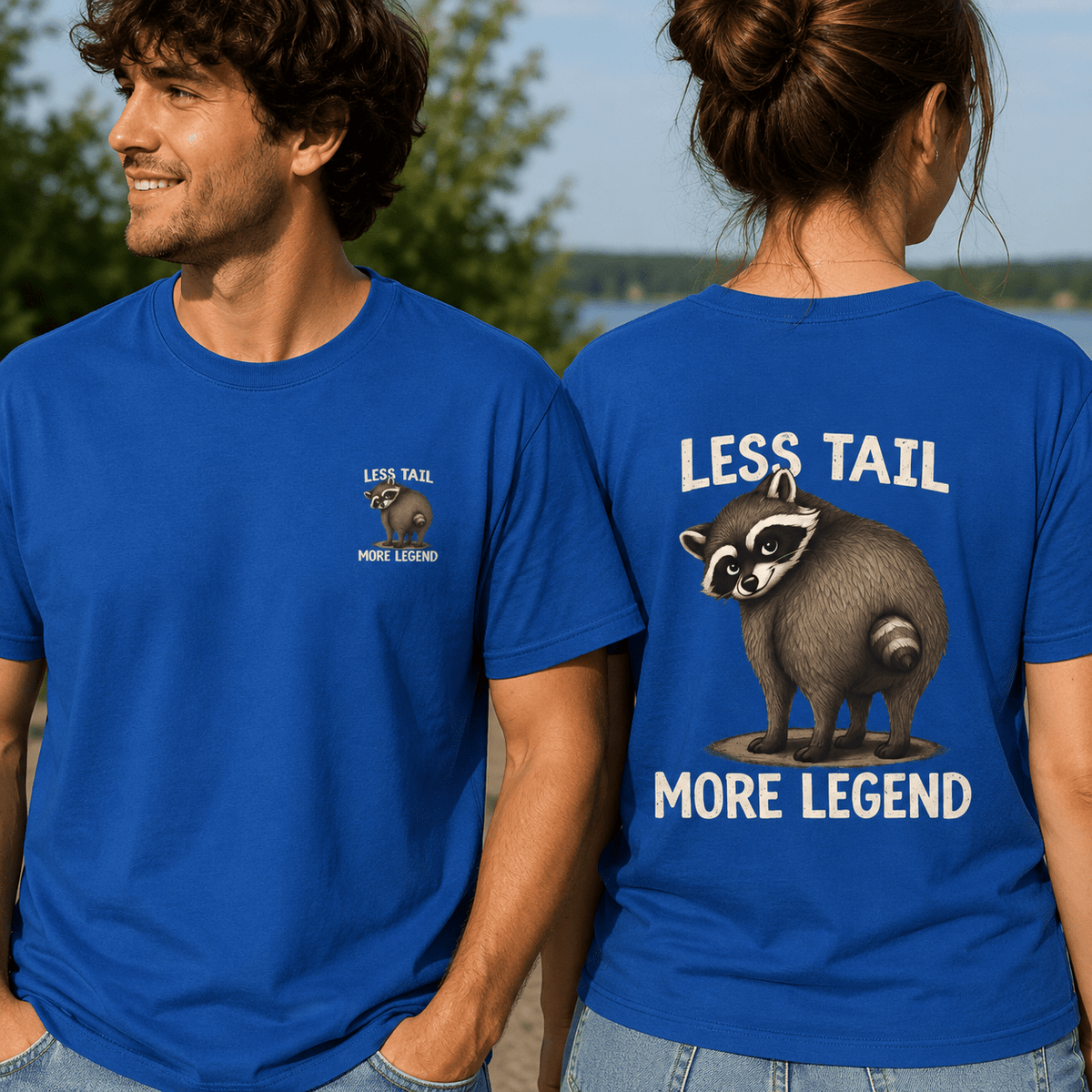 Less Tail, More Legend Jimothy Raccoon T-Shirt - Clothing, Unisex, T-Shirts - EpiAl's Shop