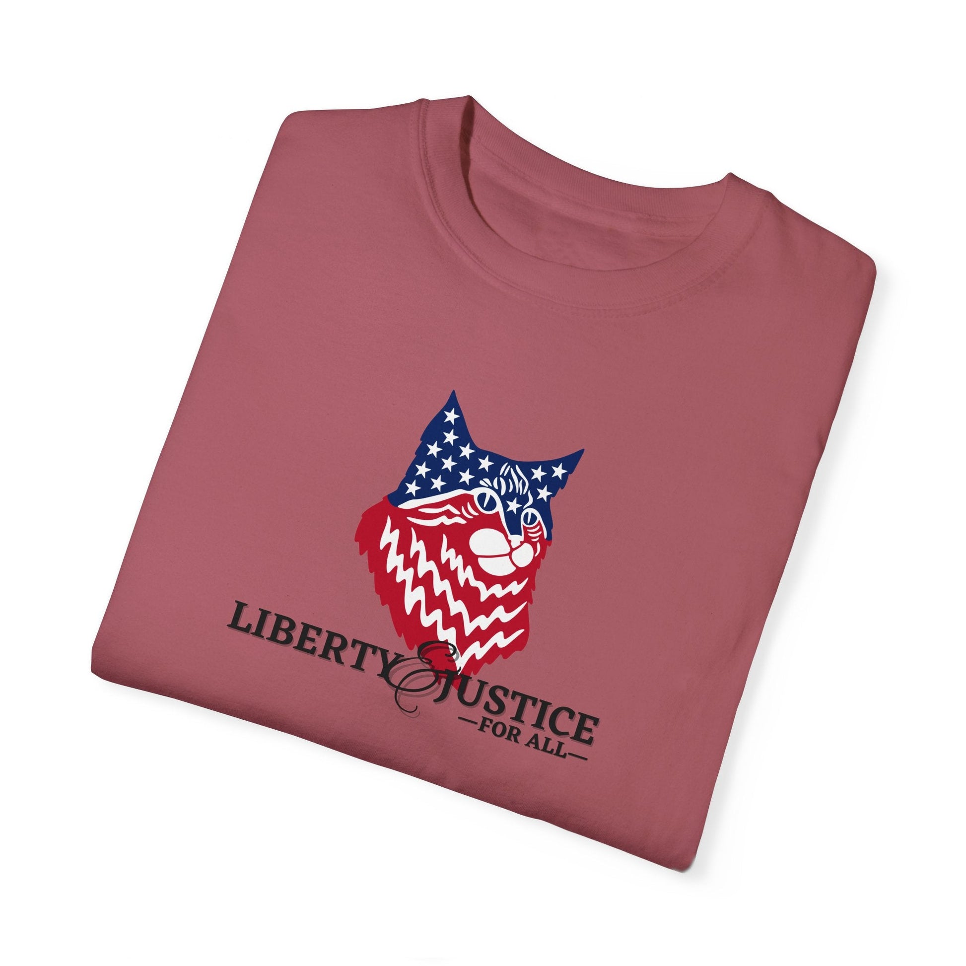Liberty Justice Unisex Garment - Dyed T - shirt - T - Shirt - Epileptic Al’s Shop