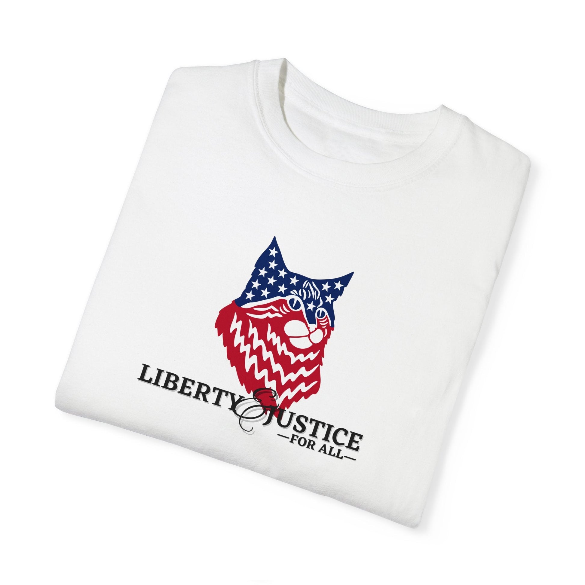 Liberty Justice Unisex Garment - Dyed T - shirt - T - Shirt - Epileptic Al’s Shop