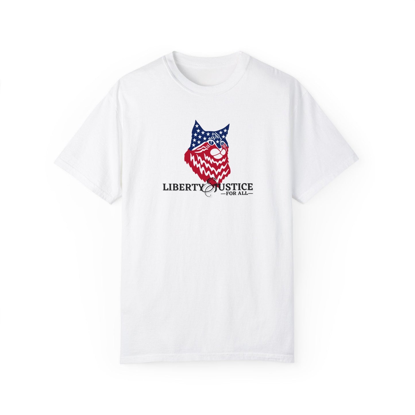 Liberty Justice Unisex Garment - Dyed T - shirt - T - Shirt - Epileptic Al’s Shop