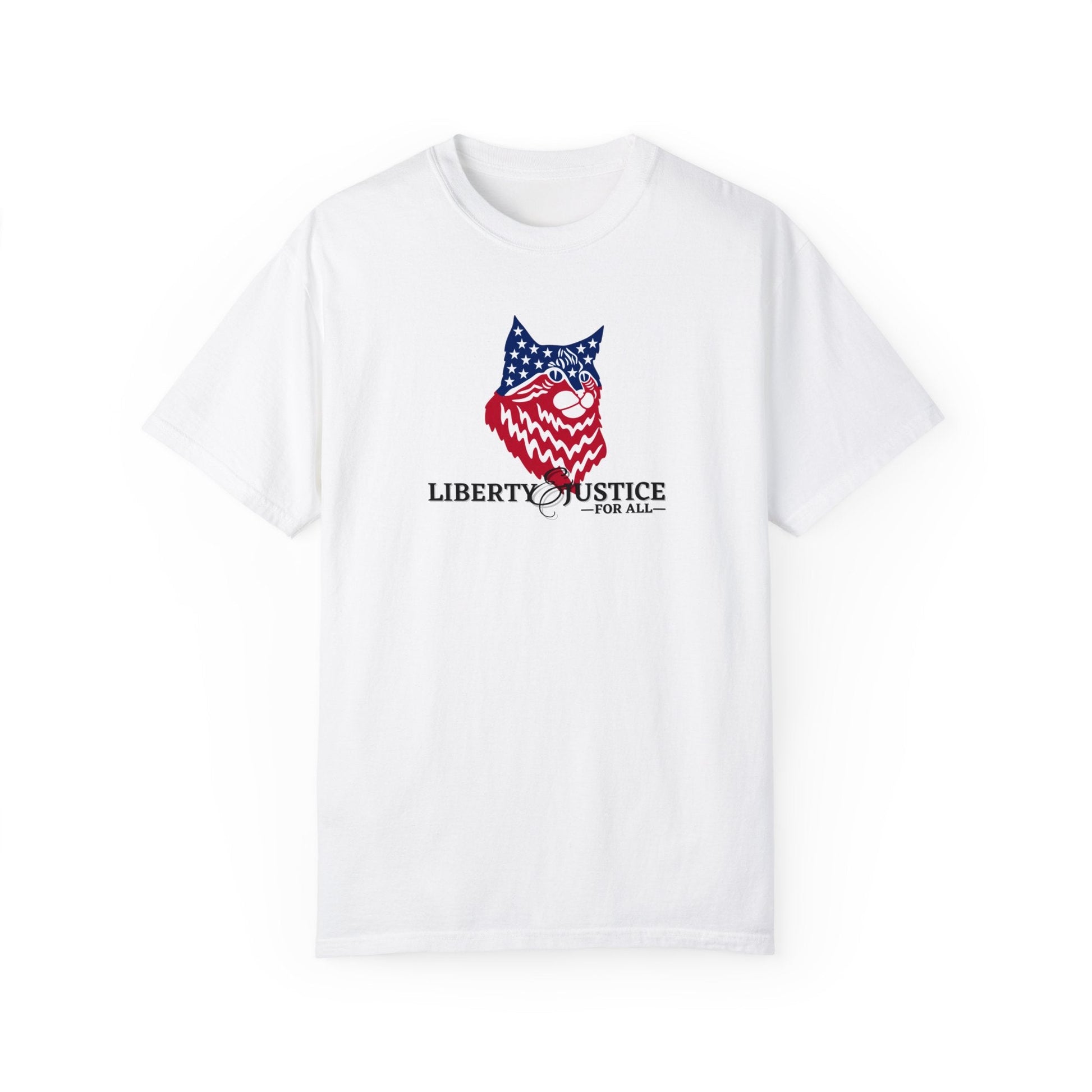 Liberty Justice Unisex Garment - Dyed T - shirt - T - Shirt - Epileptic Al’s Shop