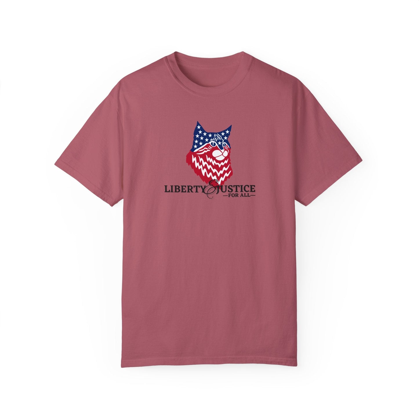 Liberty Justice Unisex Garment - Dyed T - shirt - T - Shirt - Epileptic Al’s Shop