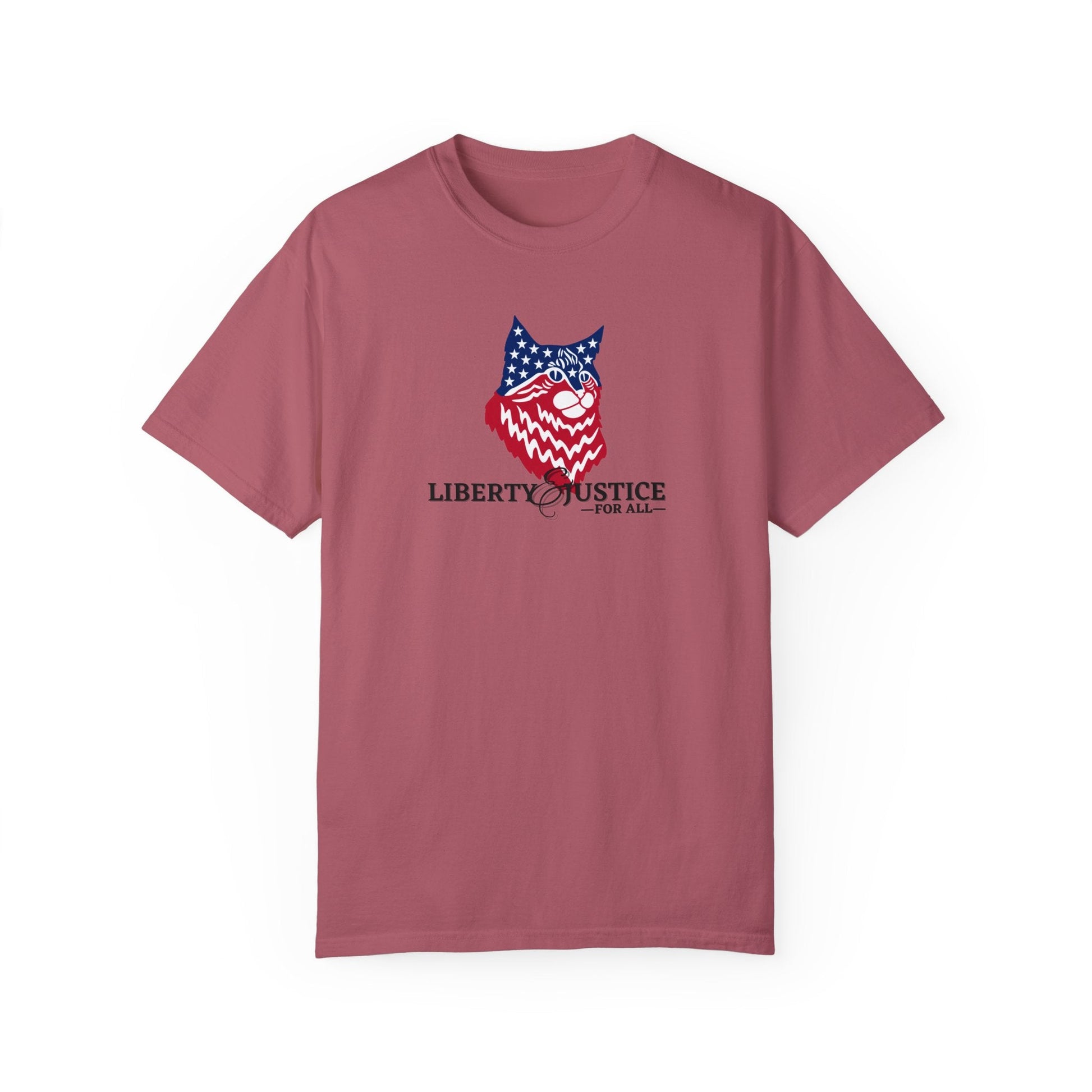 Liberty Justice Unisex Garment - Dyed T - shirt - T - Shirt - Epileptic Al’s Shop