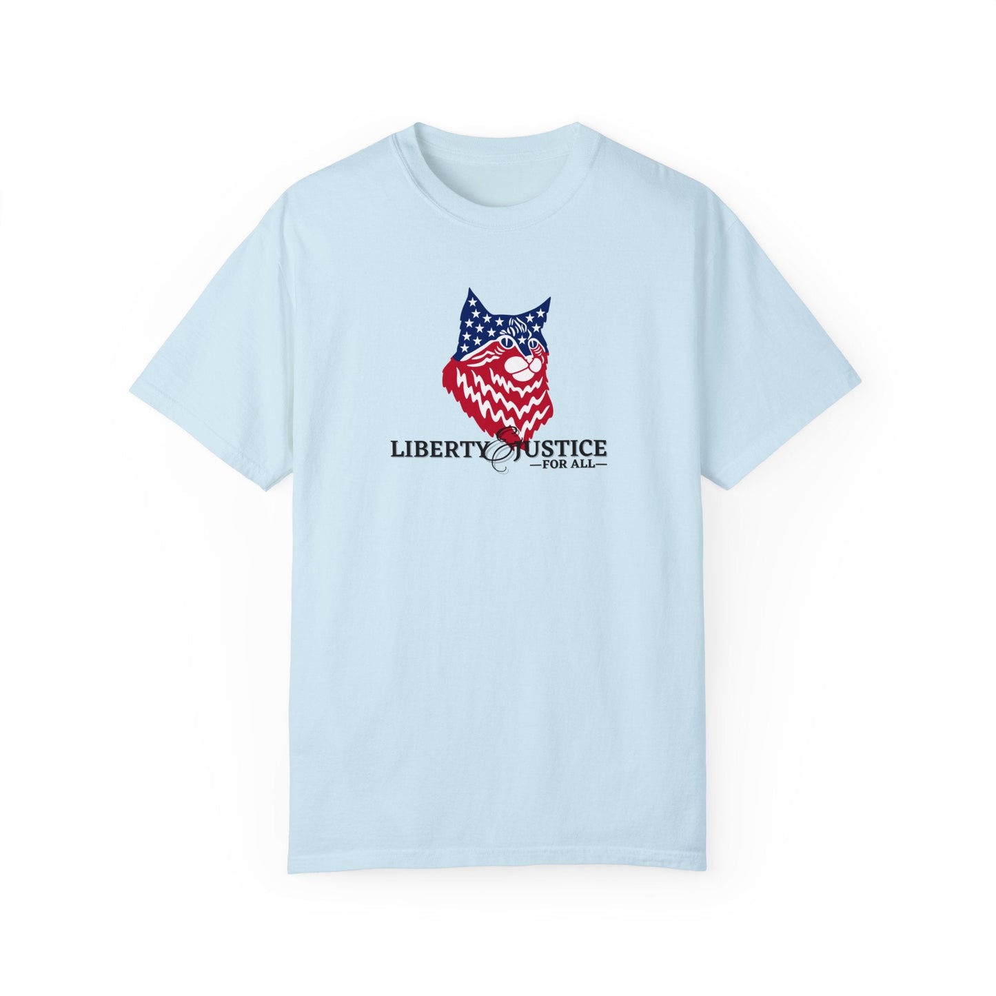 Liberty Justice Unisex Garment - Dyed T - shirt - T - Shirt - Epileptic Al’s Shop