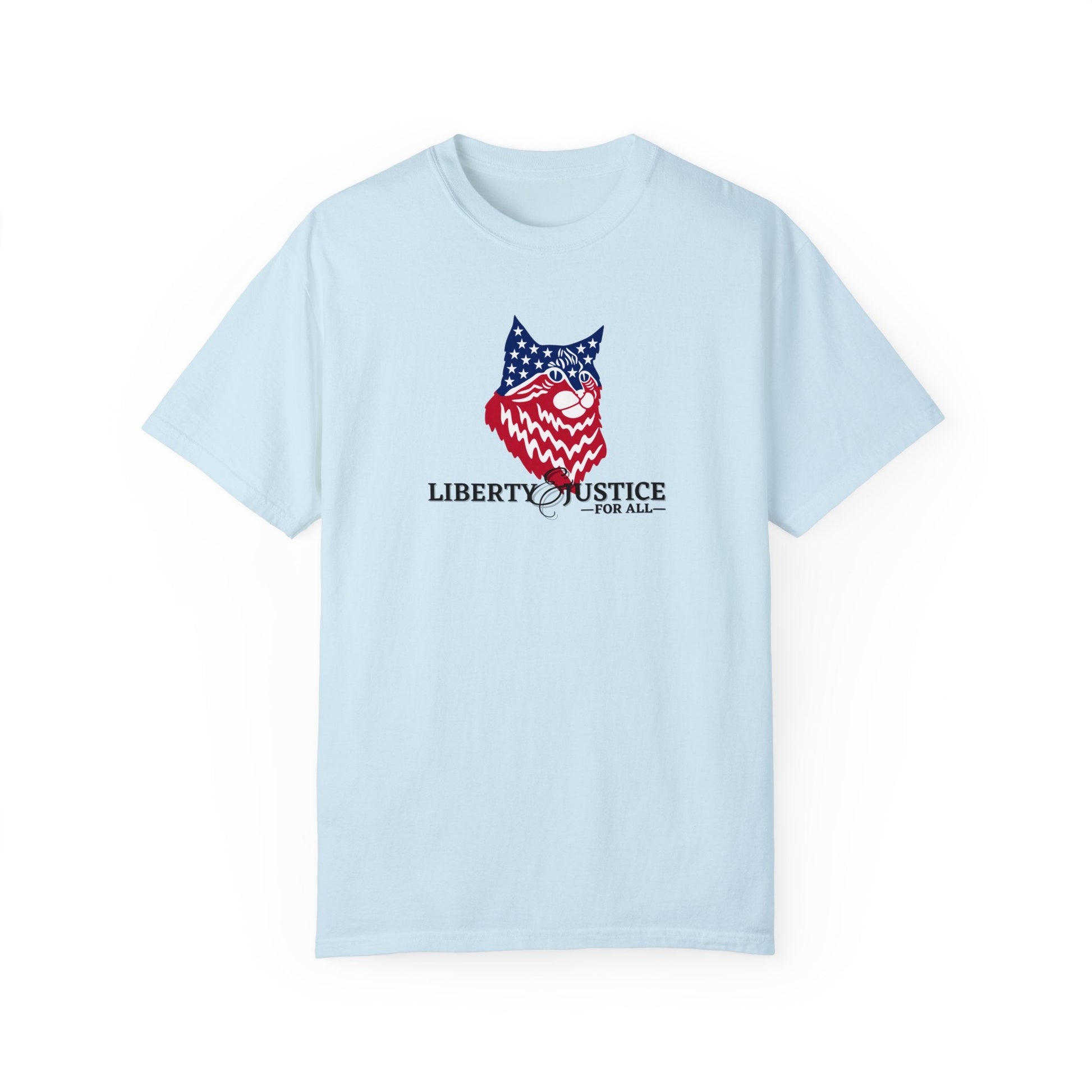 Liberty Justice Unisex Garment - Dyed T - shirt - T - Shirt - Epileptic Al’s Shop