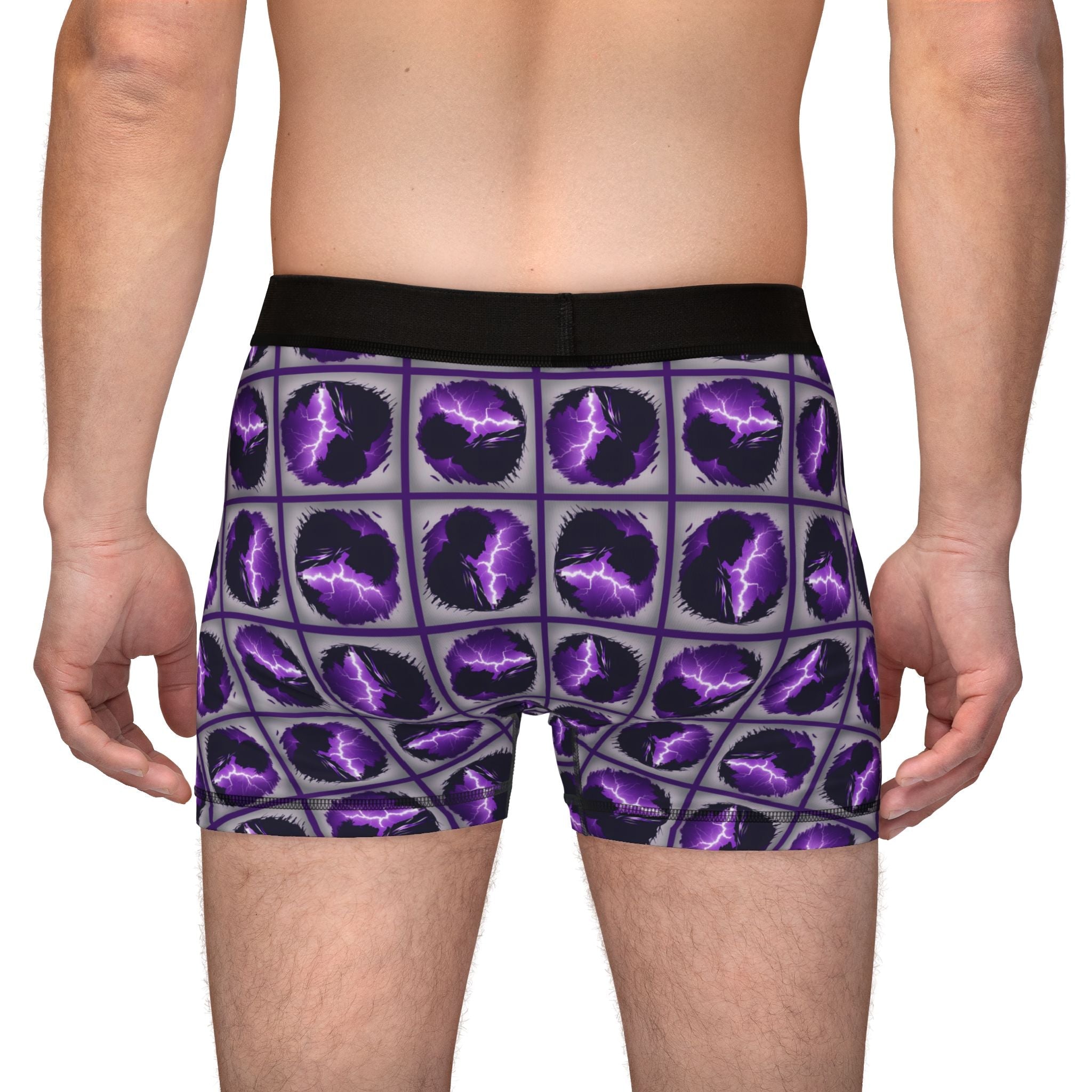 Lightning Brain Epilepsy Awareness Men's Boxers - Clothing, Underwear - EpiAl's Shop