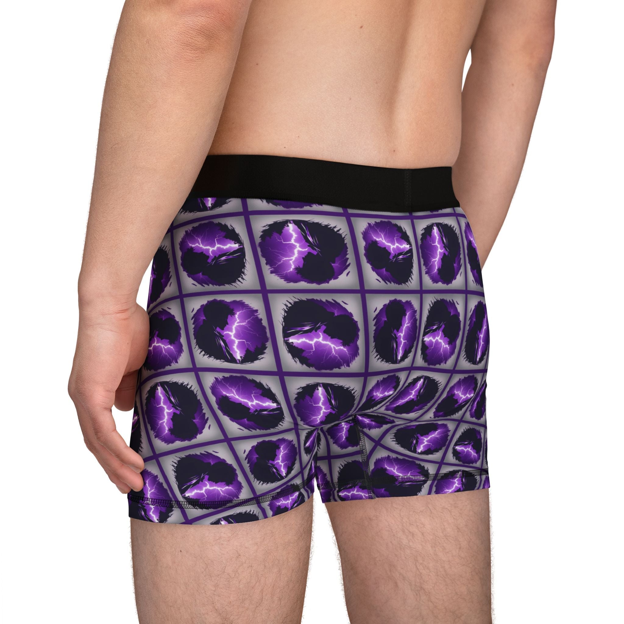 Lightning Brain Epilepsy Awareness Men's Boxers - Clothing, Underwear - EpiAl's Shop