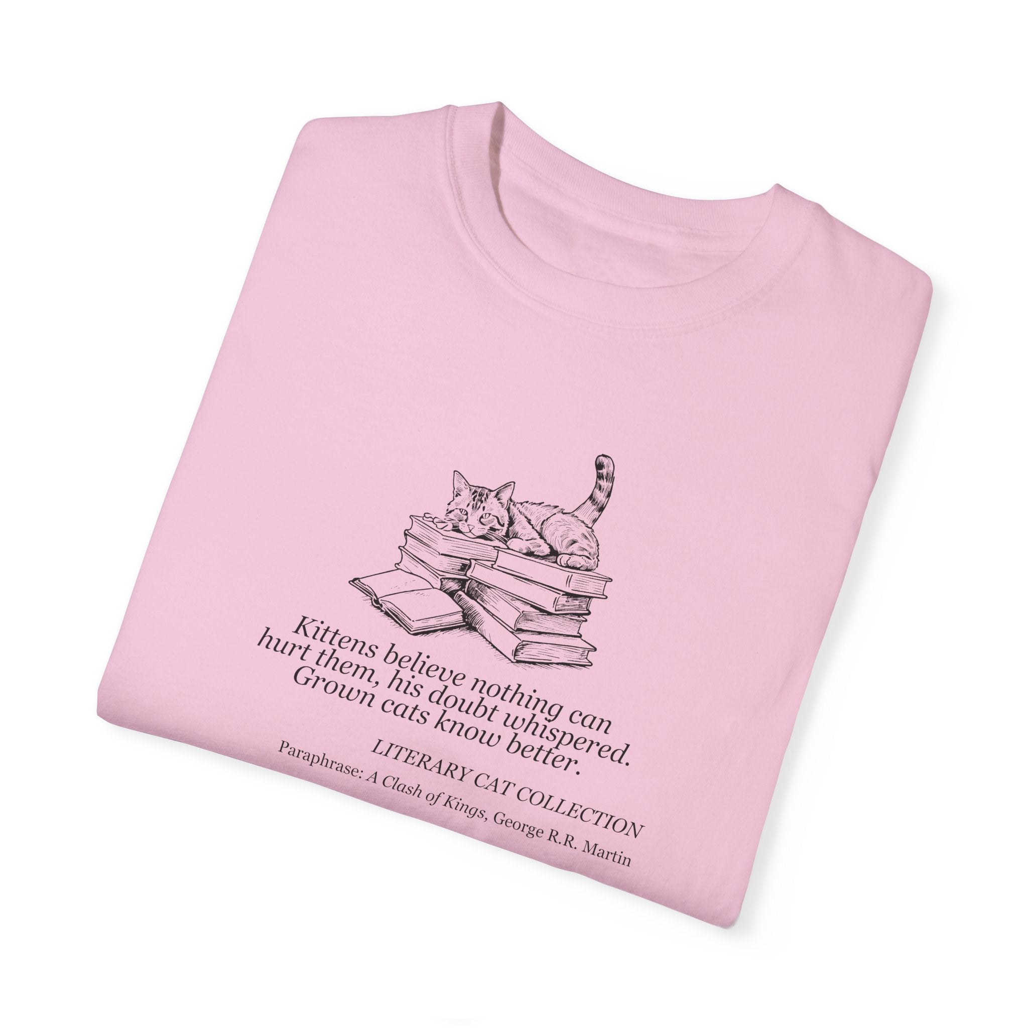 Literary Cat Unisex T-Shirt - A Clash of Kings - Clothing, T-shirts - EpiAl's Shop