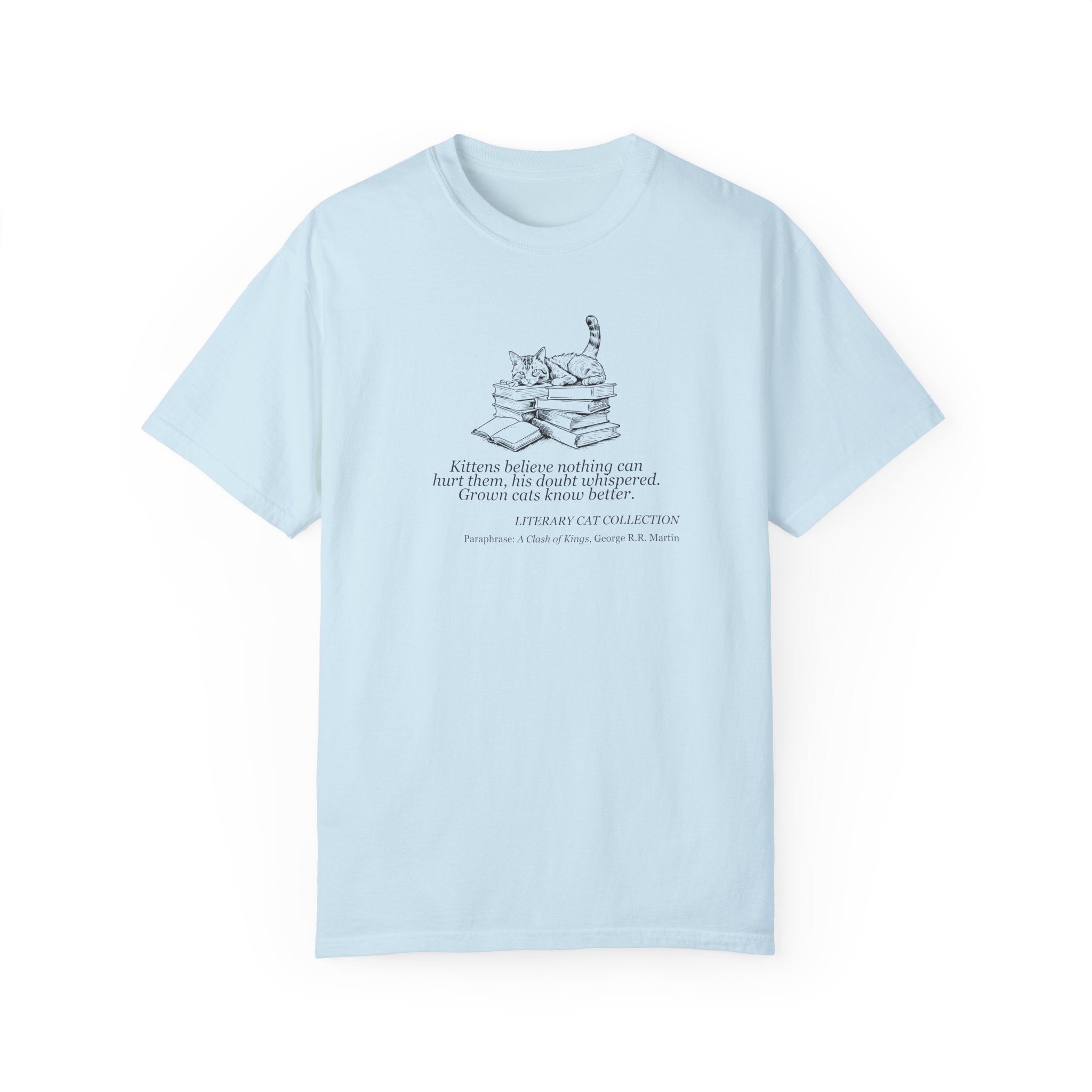 Literary Cat Unisex T-Shirt - A Clash of Kings - Clothing, T-shirts - EpiAl's Shop