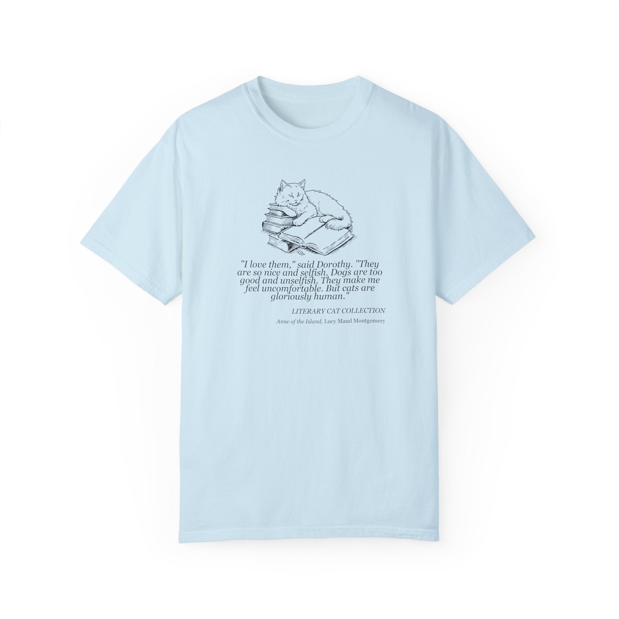 Literary Cat Unisex T-Shirt - Anne of the Island - Clothing, T-shirts - EpiAl's Shop