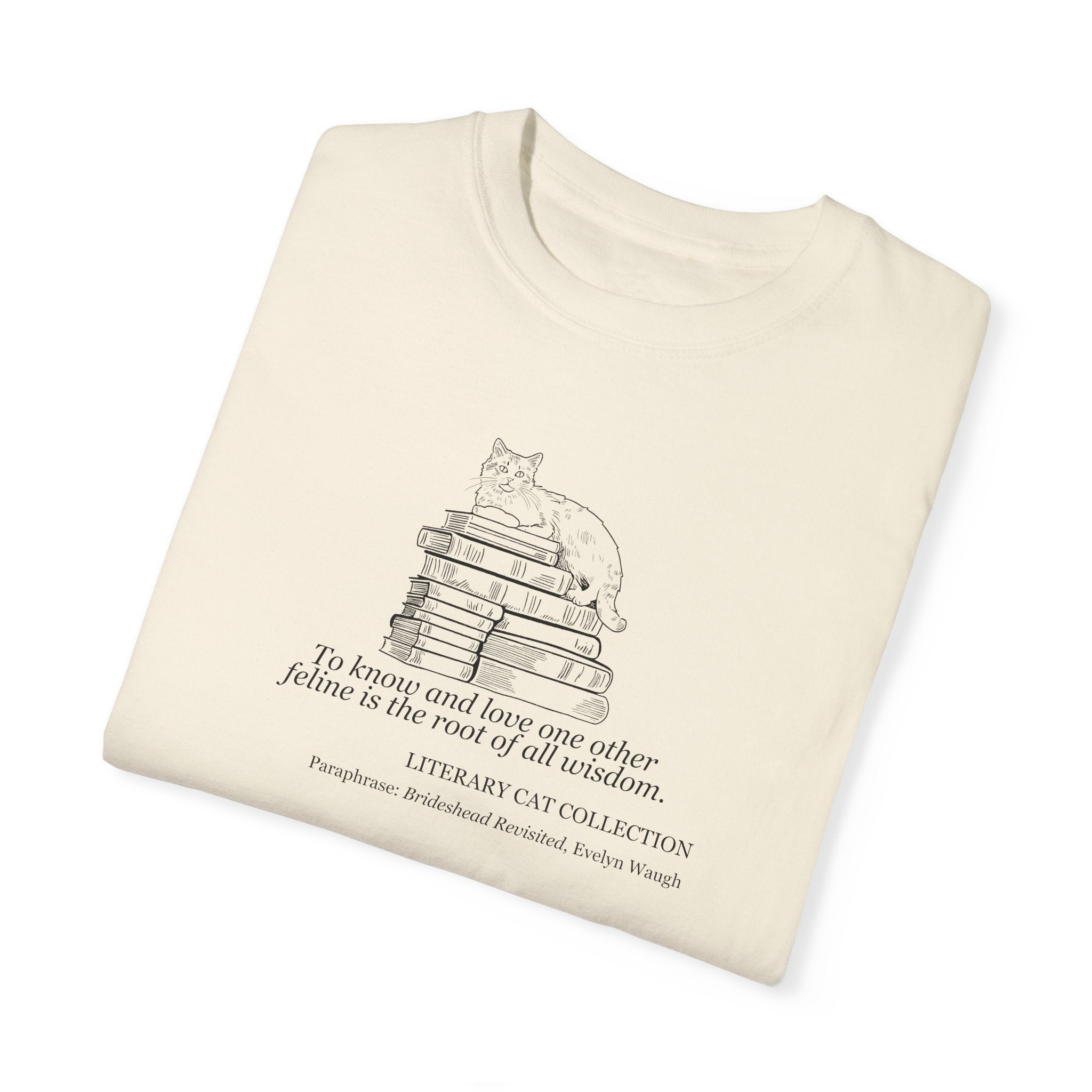 Literary Cat Unisex T-Shirt - Brideshead Revisited - Clothing, T-shirts - EpiAl's Shop