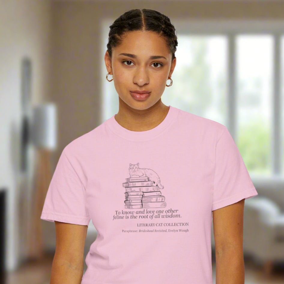 Literary Cat Unisex T-Shirt - Brideshead Revisited - Clothing, T-shirts - EpiAl's Shop