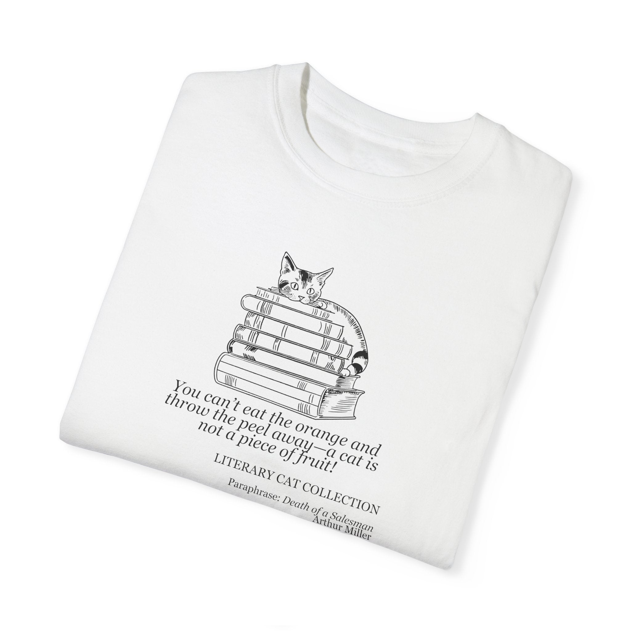 Literary Cat Unisex T-Shirt - Death of a Salesman - Clothing, T-shirts - EpiAl's Shop