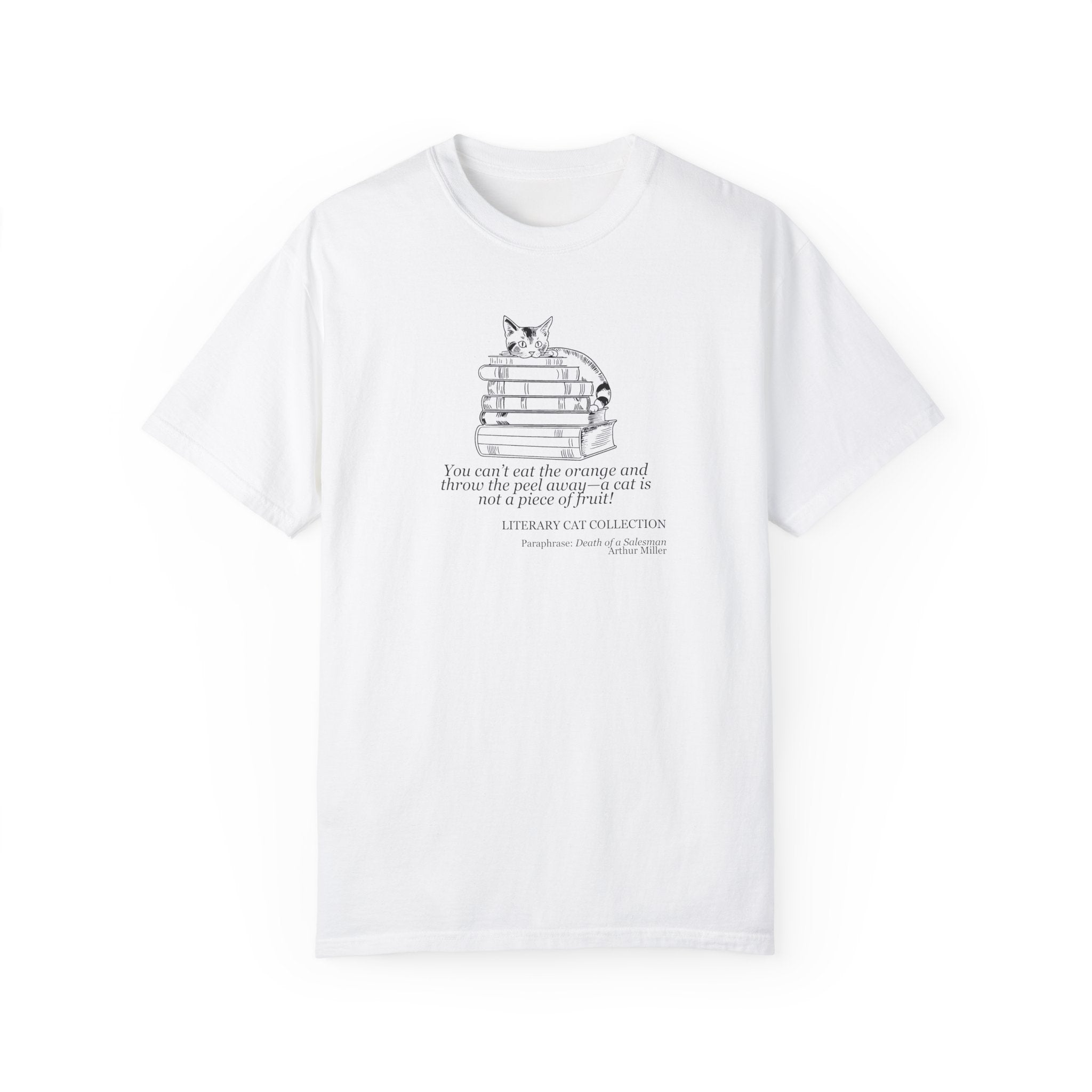 Literary Cat Unisex T-Shirt - Death of a Salesman - Clothing, T-shirts - EpiAl's Shop
