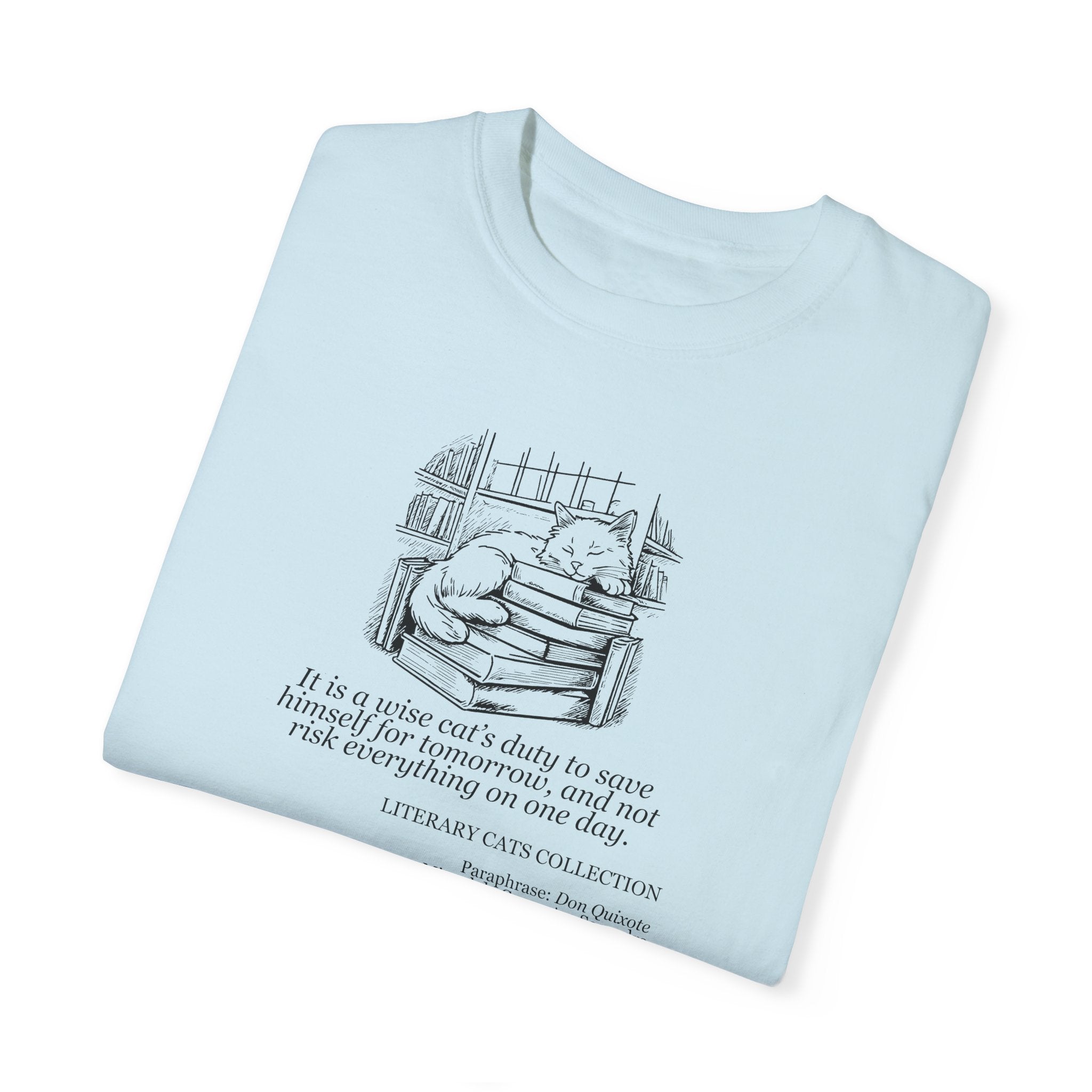 Literary Cat Unisex T-Shirt - Don Quixote - Clothing, T-shirts - EpiAl's Shop