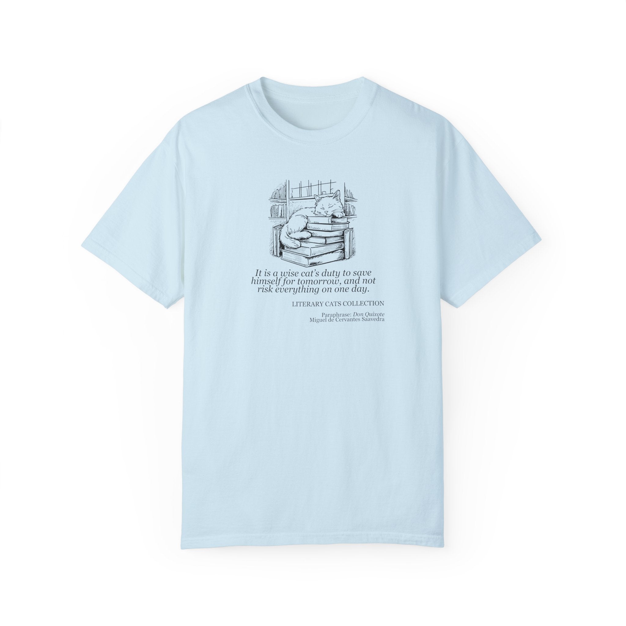 Literary Cat Unisex T-Shirt - Don Quixote - Clothing, T-shirts - EpiAl's Shop