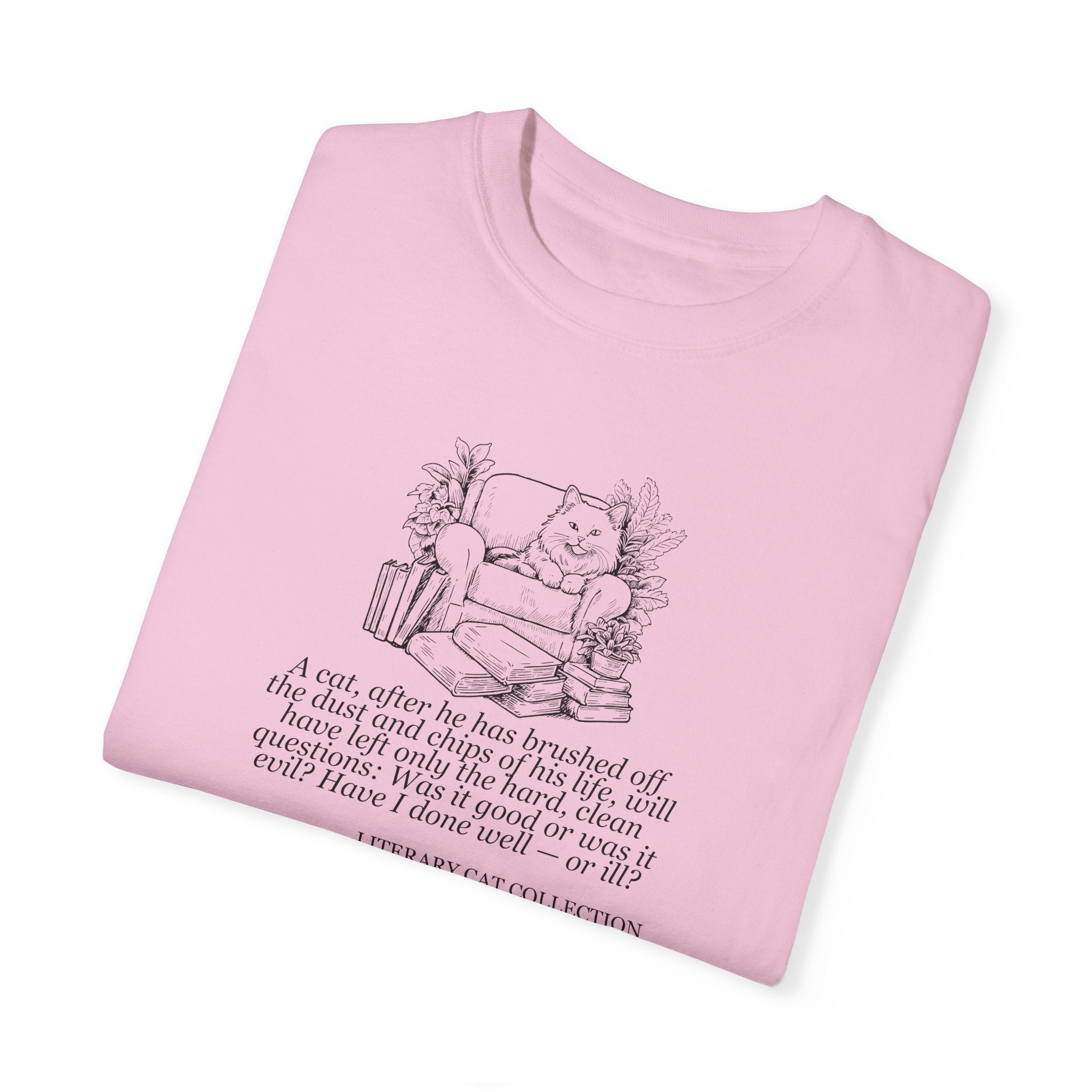 Literary Cat Unisex T-Shirt - East of Eden - Clothing, T-shirts - EpiAl's Shop