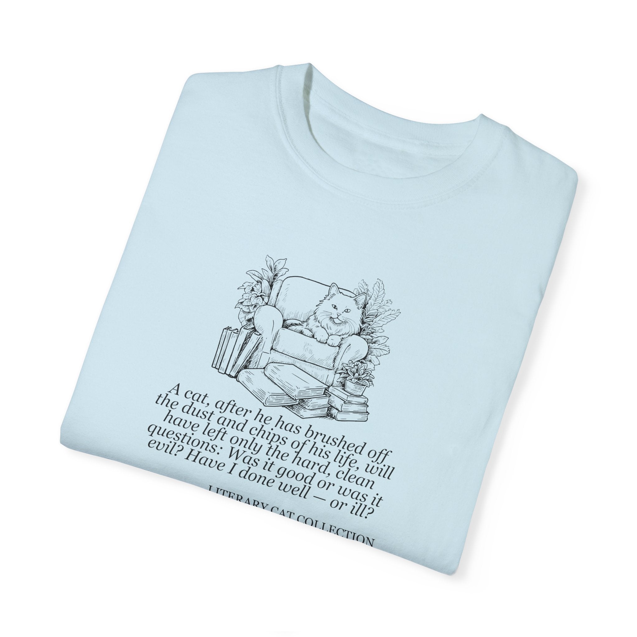 Literary Cat Unisex T-Shirt - East of Eden - Clothing, T-shirts - EpiAl's Shop
