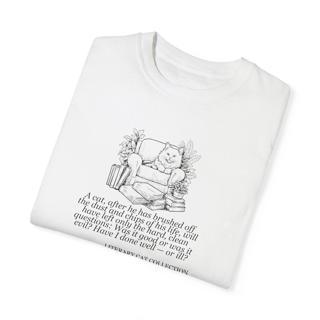 Literary Cat Unisex T-Shirt - East of Eden - Clothing, T-shirts - EpiAl's Shop