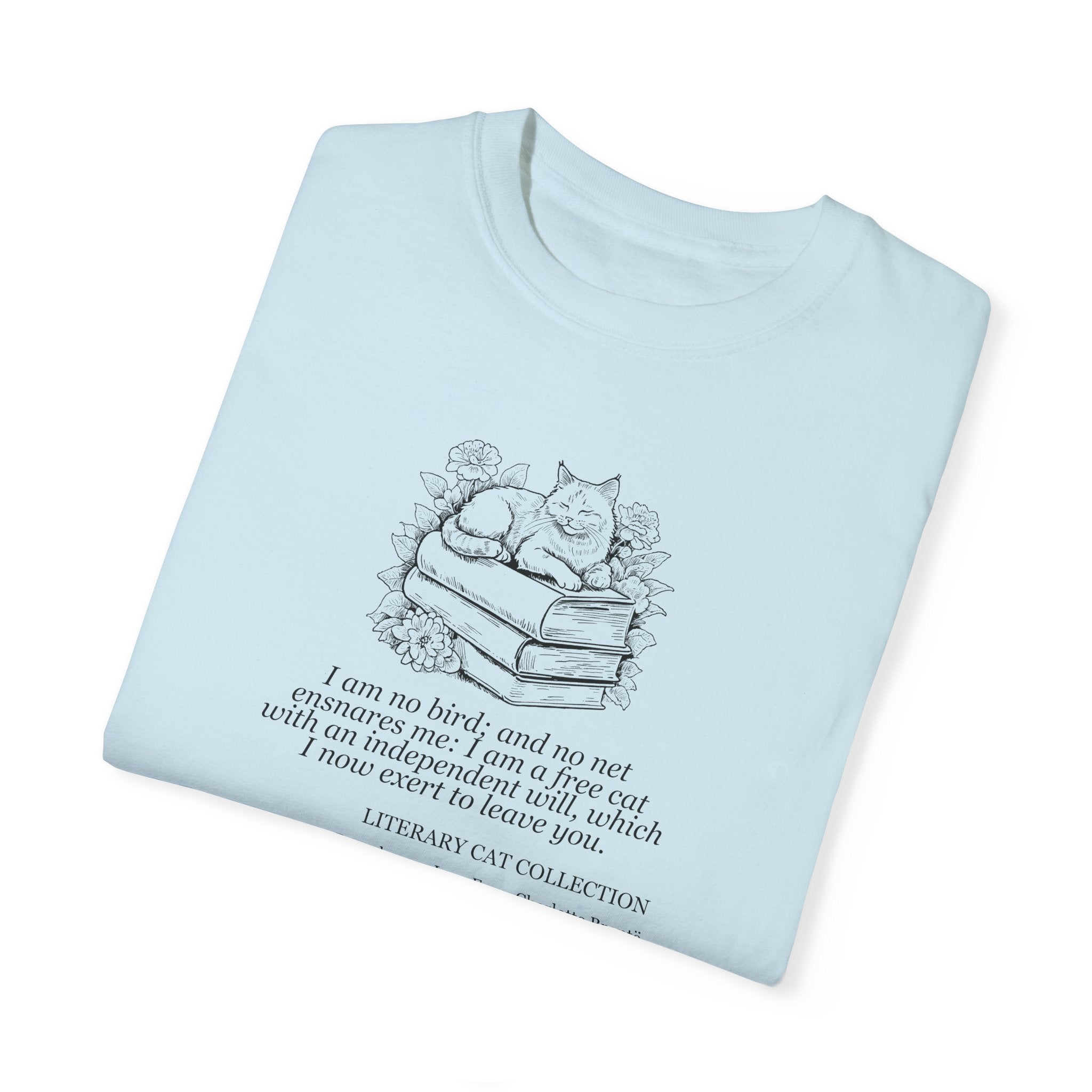 Literary Cat Unisex T-Shirt - Jane Eyre - Clothing, T-shirts - EpiAl's Shop