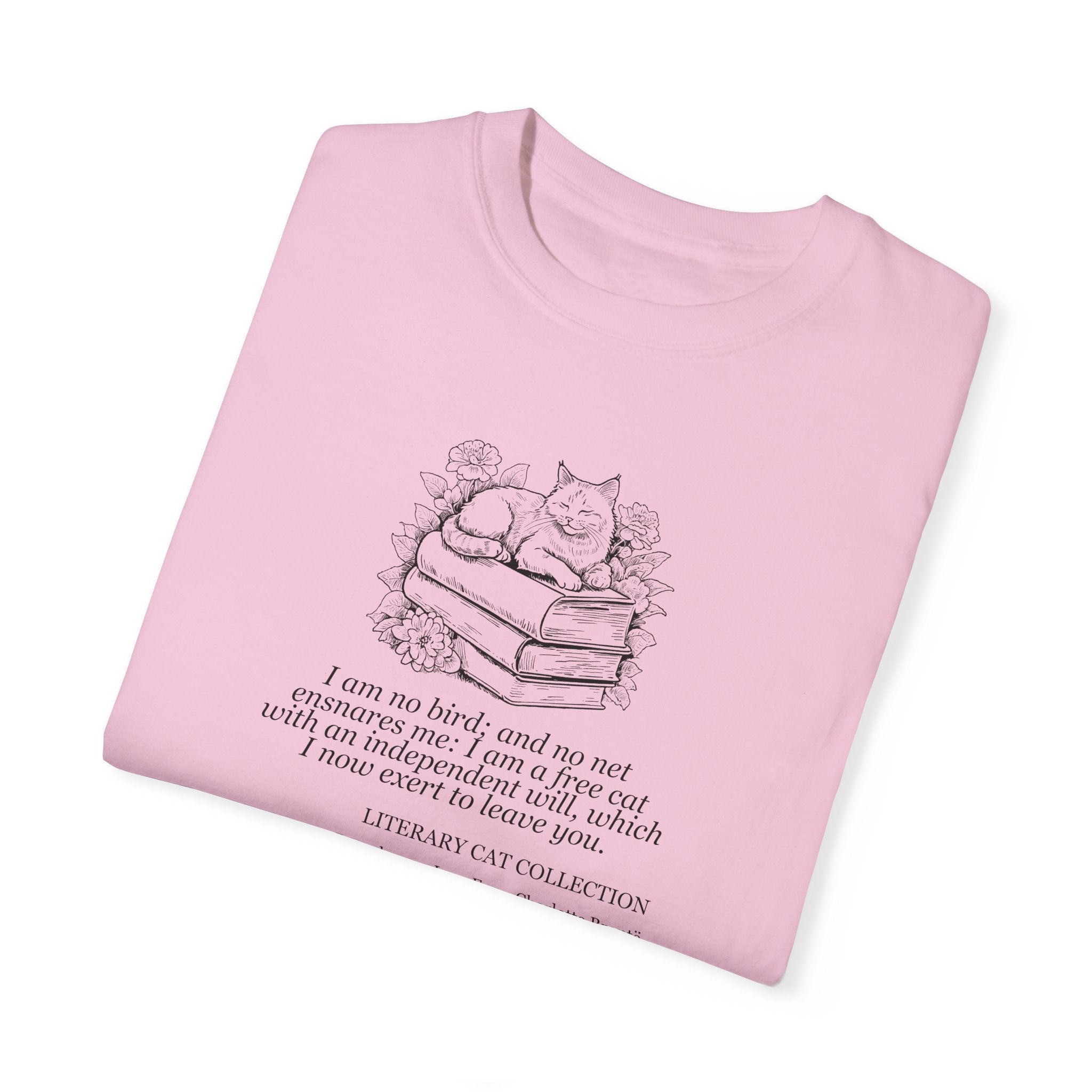 Literary Cat Unisex T-Shirt - Jane Eyre - Clothing, T-shirts - EpiAl's Shop
