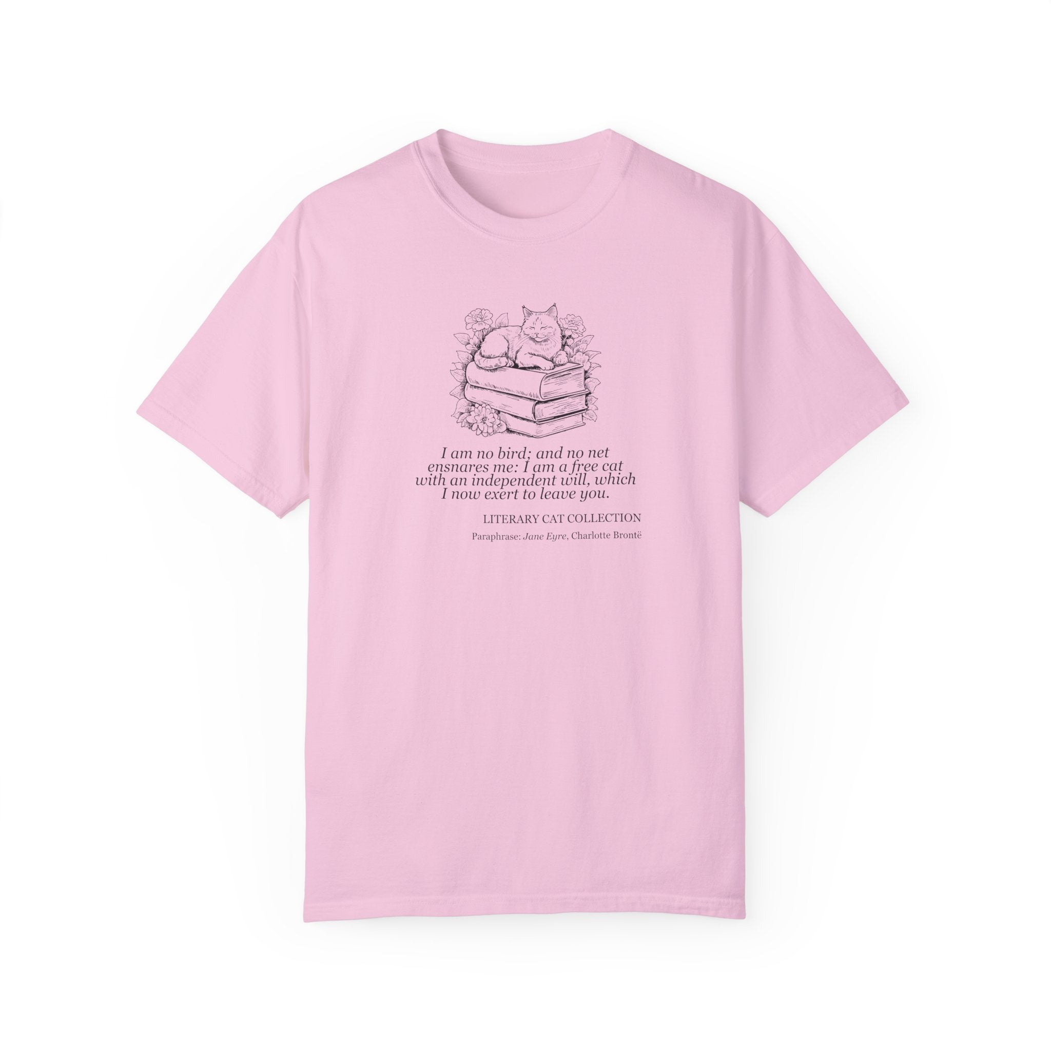 Literary Cat Unisex T-Shirt - Jane Eyre - Clothing, T-shirts - EpiAl's Shop
