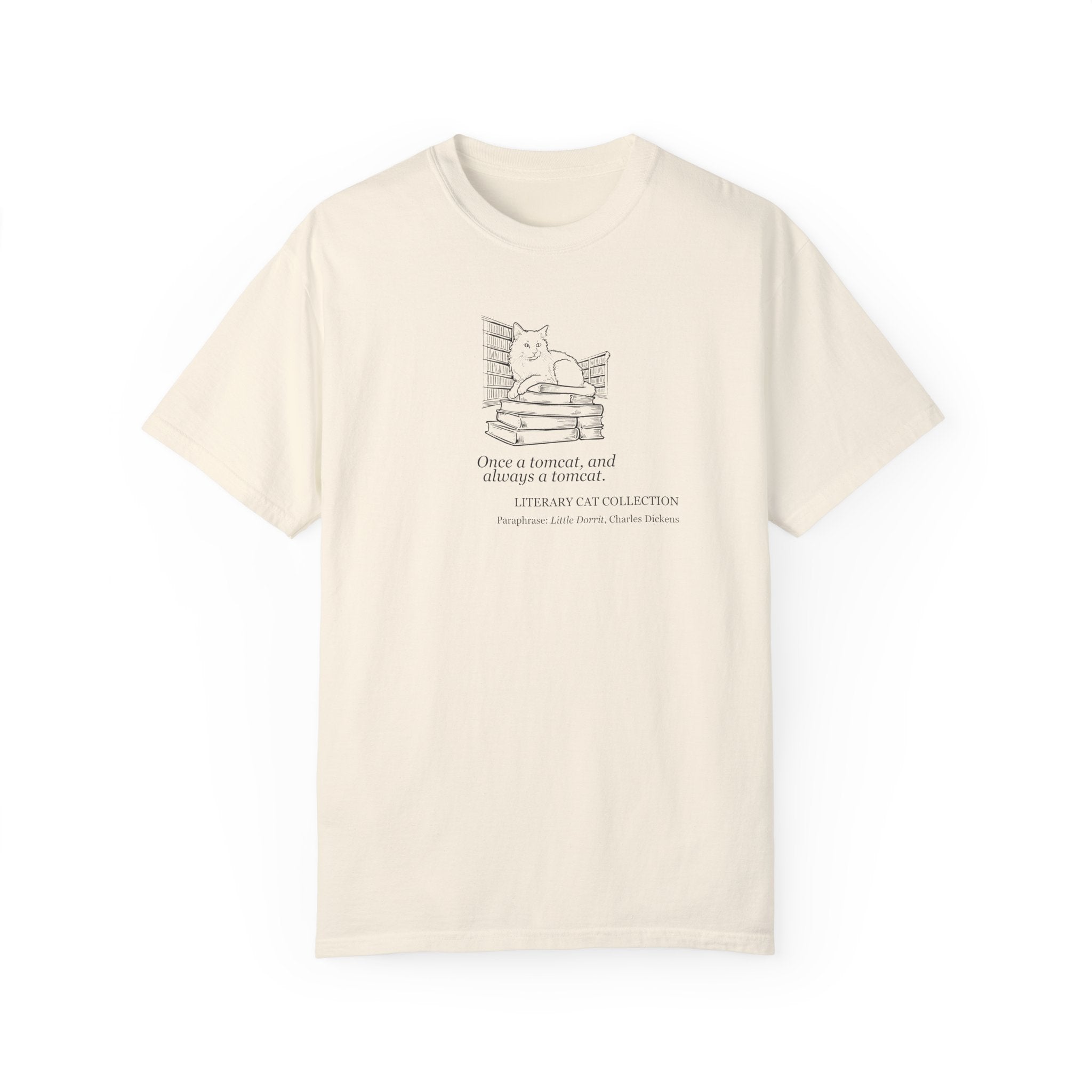 Literary Cat Unisex T-Shirt - Little Dorrit - Clothing, T-shirts - EpiAl's Shop