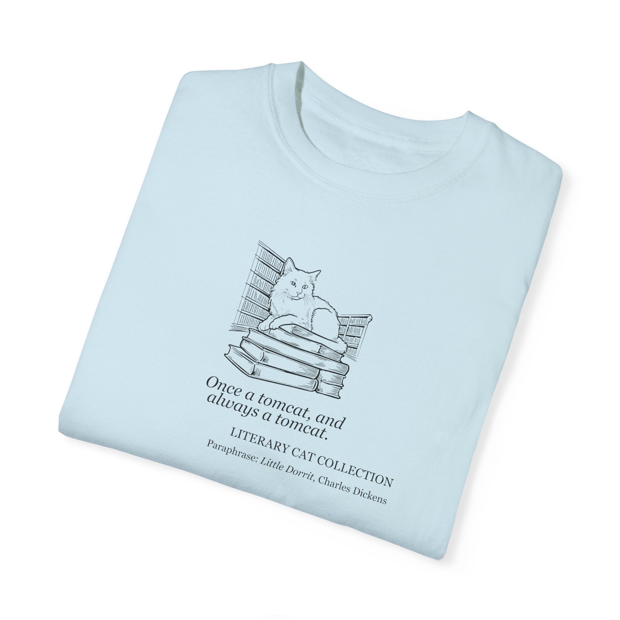 Literary Cat Unisex T-Shirt - Little Dorrit - Clothing, T-shirts - EpiAl's Shop