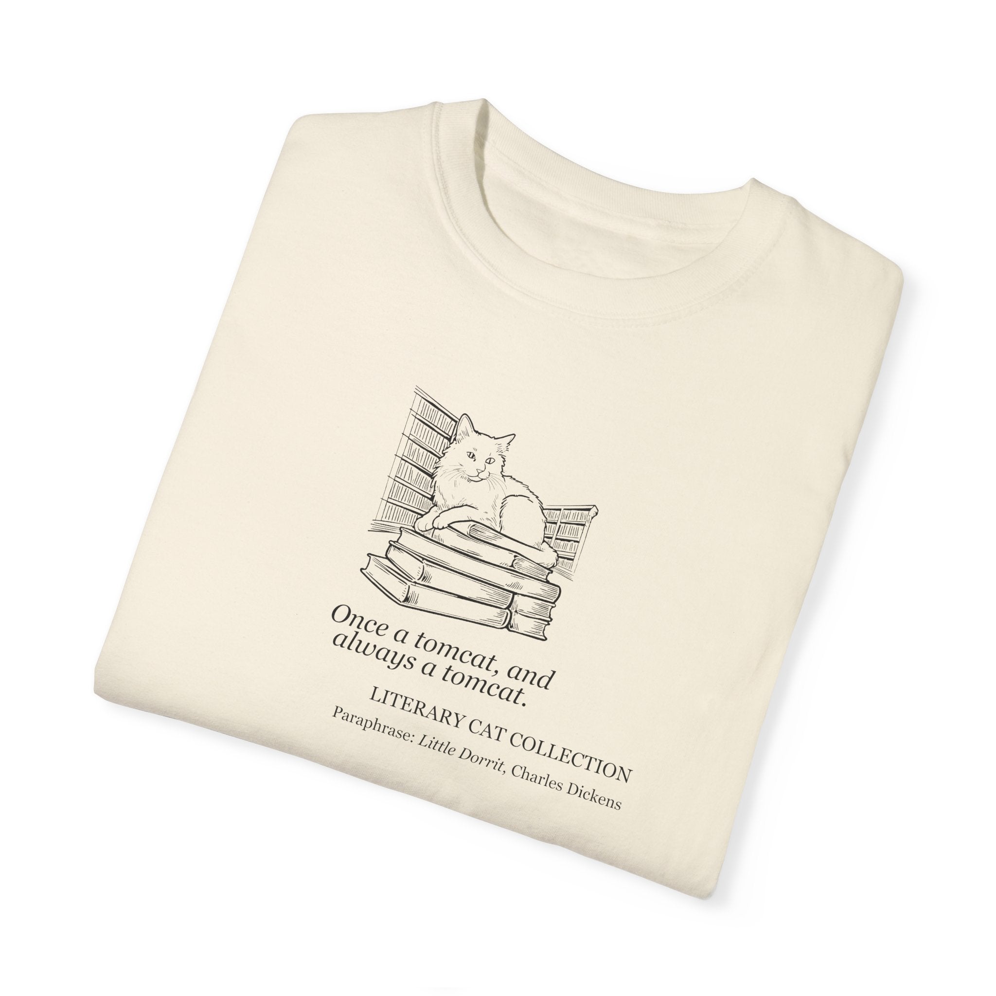 Literary Cat Unisex T-Shirt - Little Dorrit - Clothing, T-shirts - EpiAl's Shop