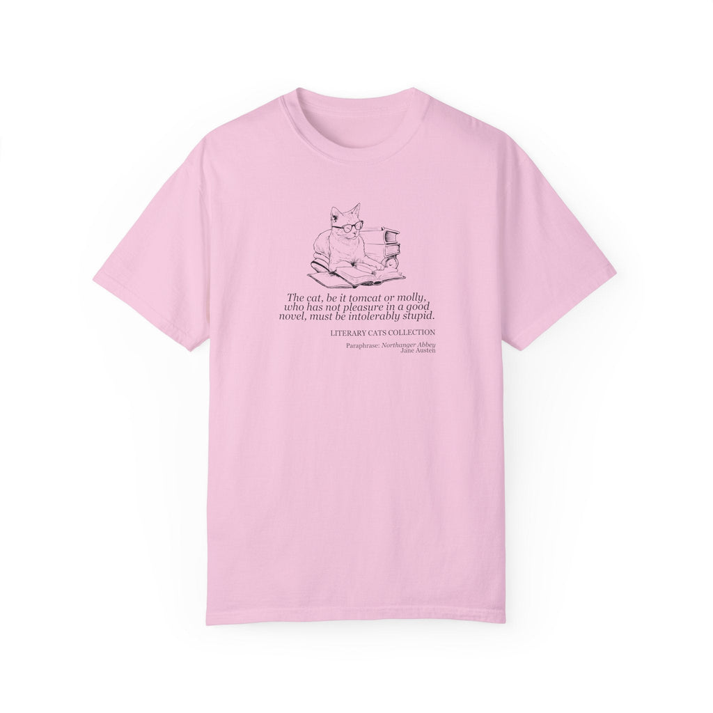 Literary Cat Unisex T-Shirt - Northanger Abbey - Clothing, T-shirts - EpiAl's Shop