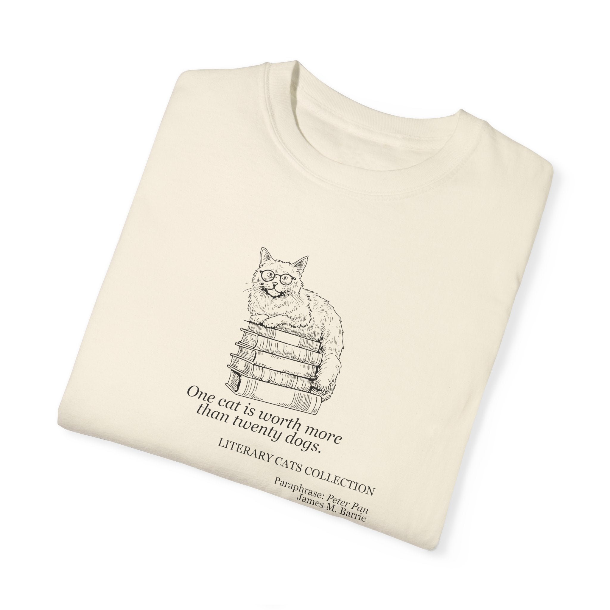 Literary Cat Unisex T-Shirt - Peter Pan - Clothing, T-shirts - EpiAl's Shop