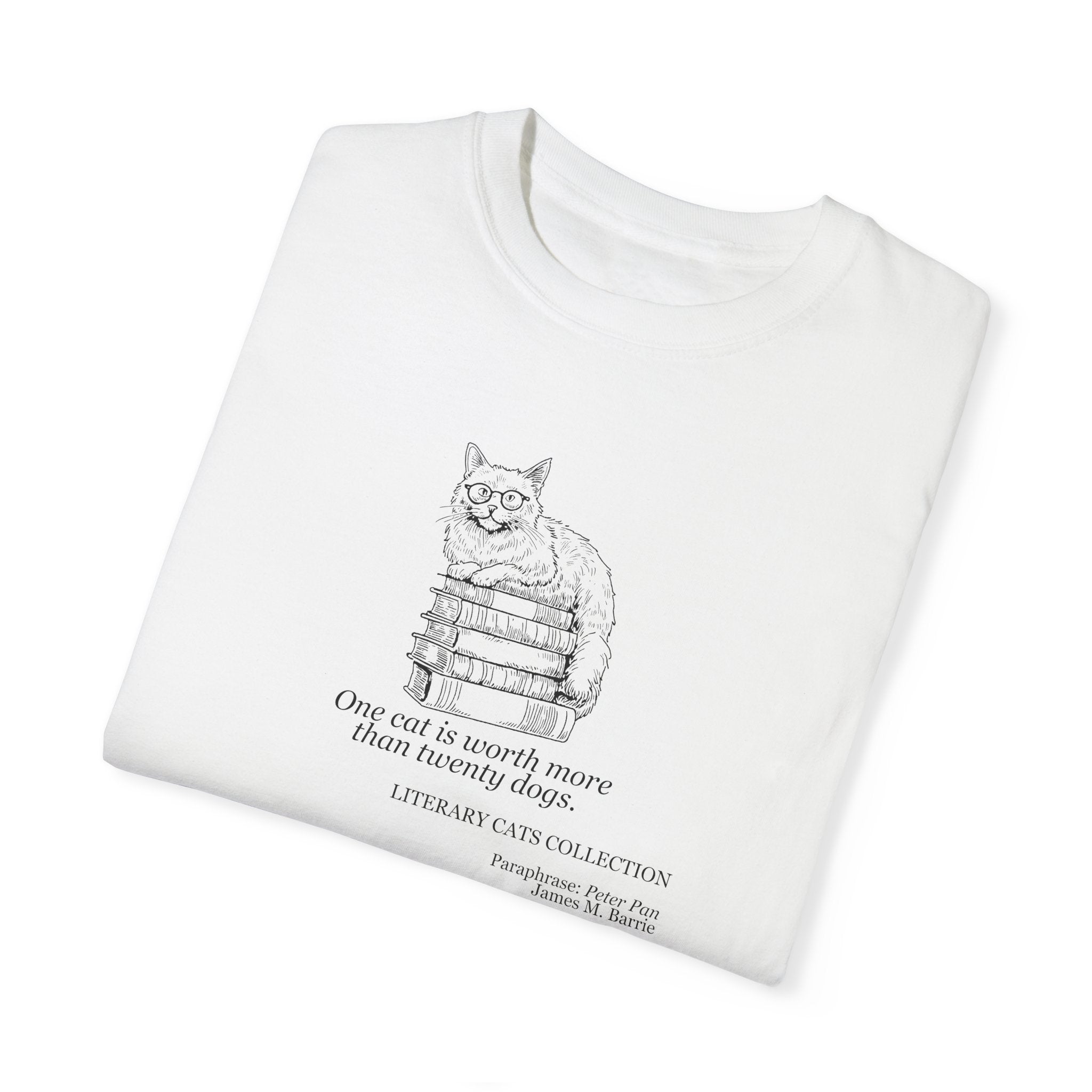 Literary Cat Unisex T-Shirt - Peter Pan - Clothing, T-shirts - EpiAl's Shop