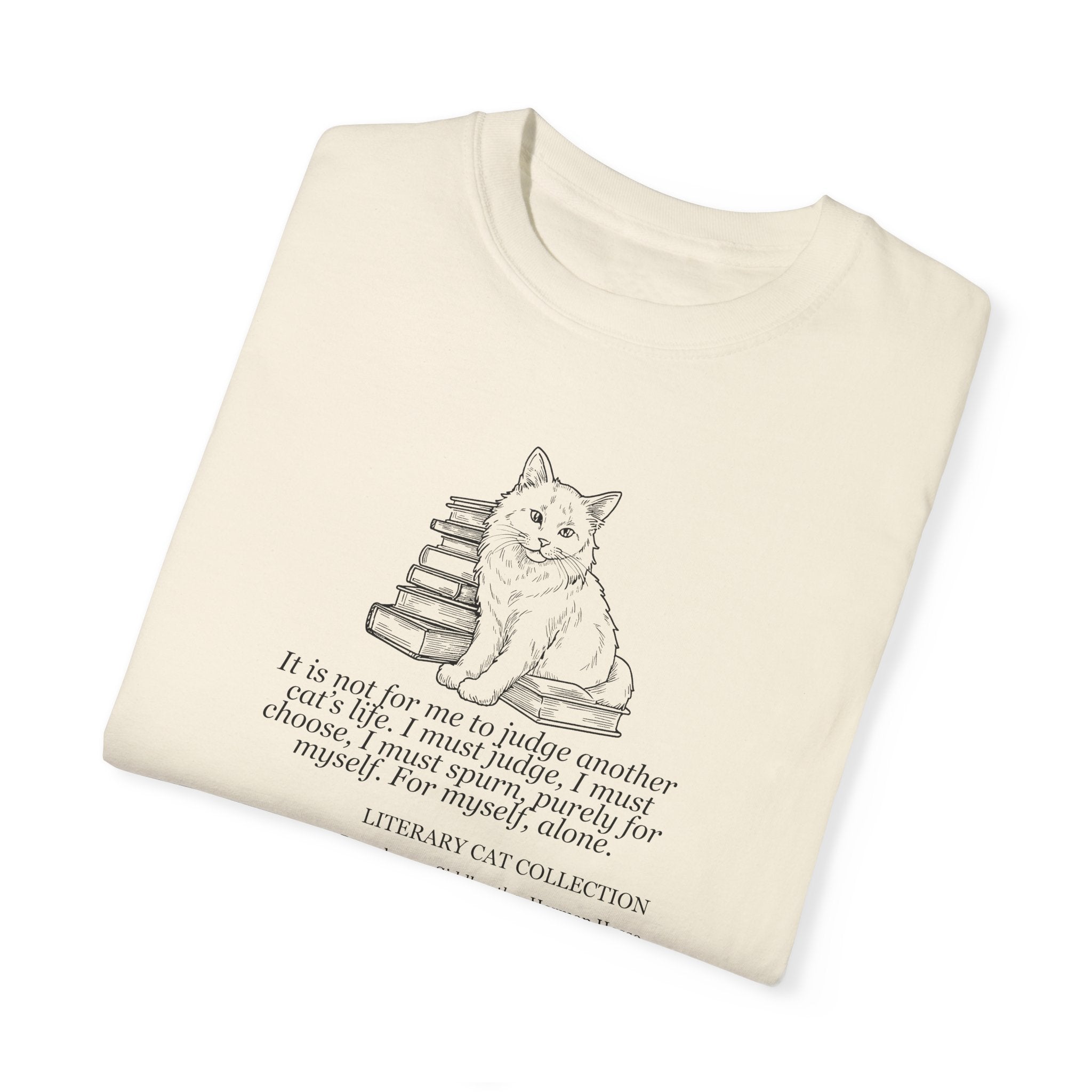 Literary Cat Unisex T-Shirt - Siddhartha - Clothing, T-shirts - EpiAl's Shop