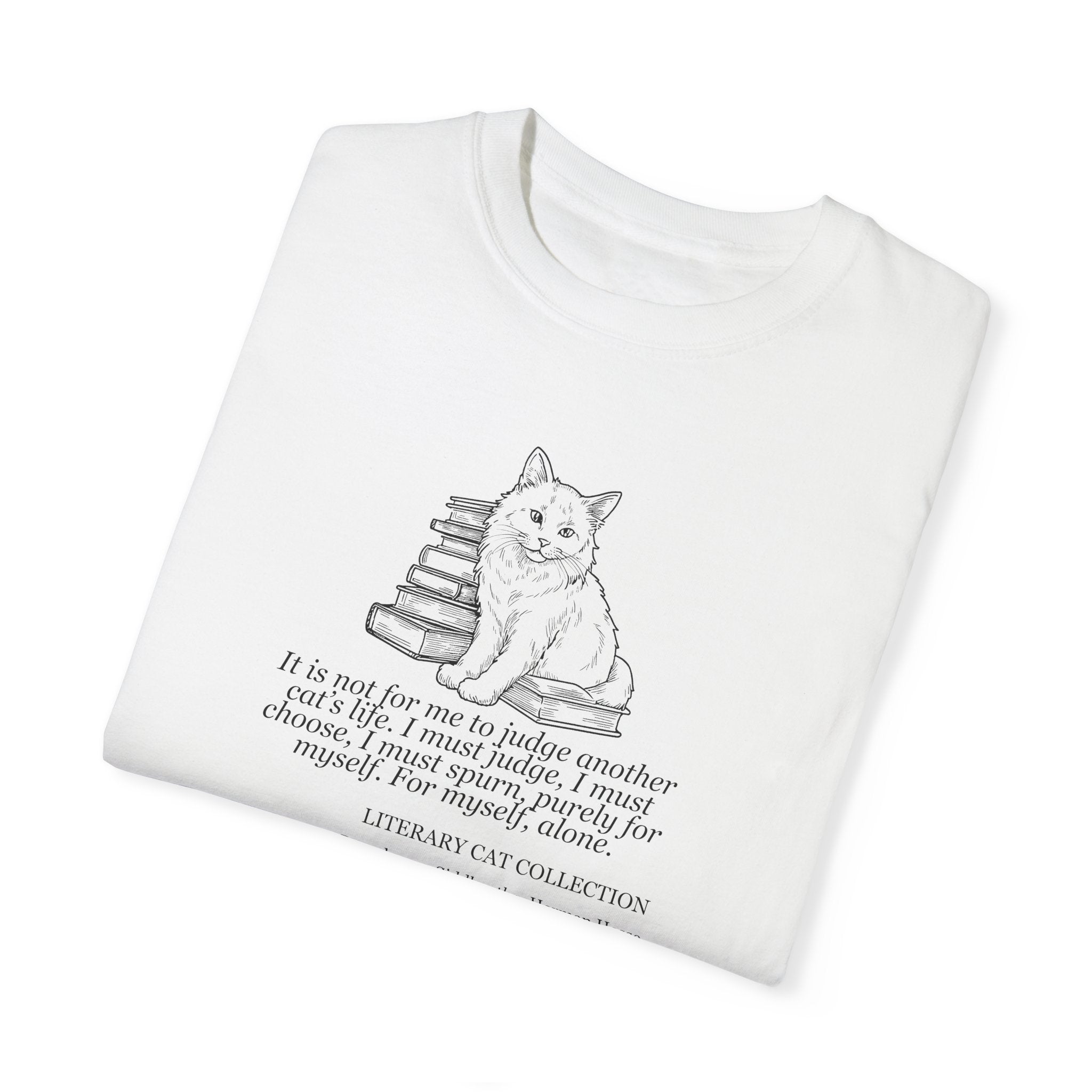 Literary Cat Unisex T-Shirt - Siddhartha - Clothing, T-shirts - EpiAl's Shop